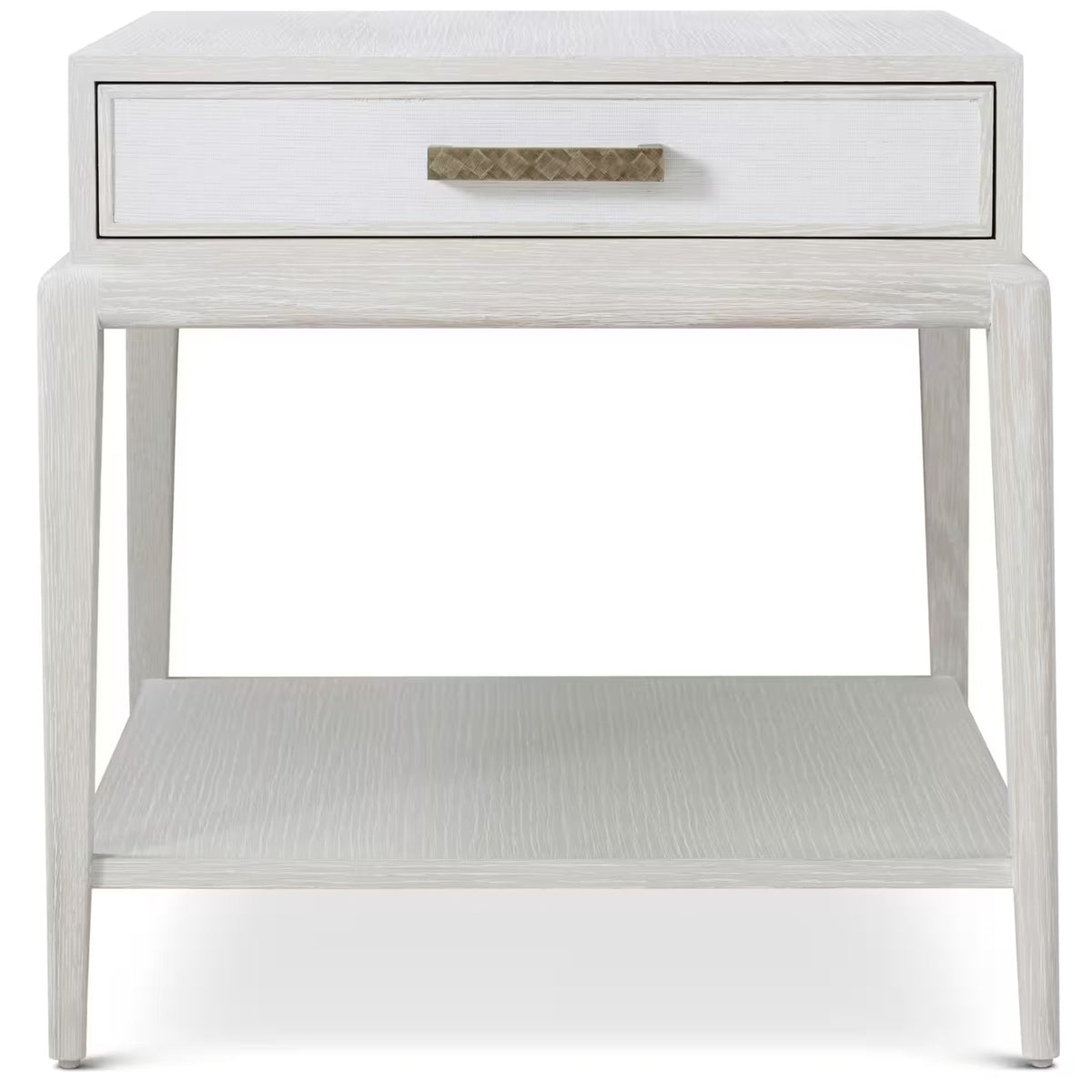 Flagler Side Table with Wallpaper Drawer Front by Theodore Alexander
