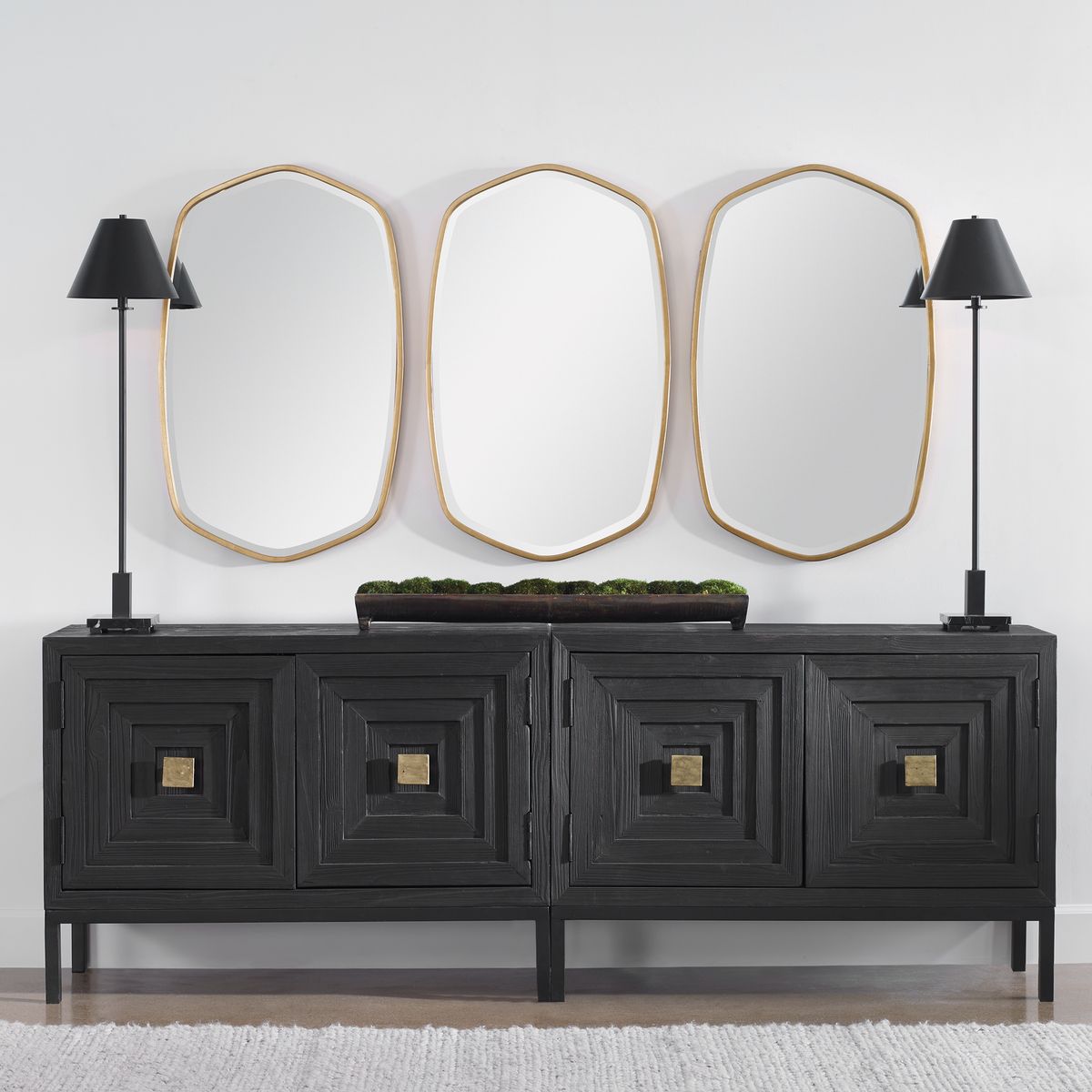 Aiken Dark Walnut 2 Door Cabinet by Uttermost