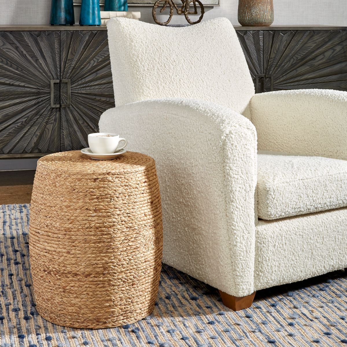 Resort Straw Side Table by Uttermost