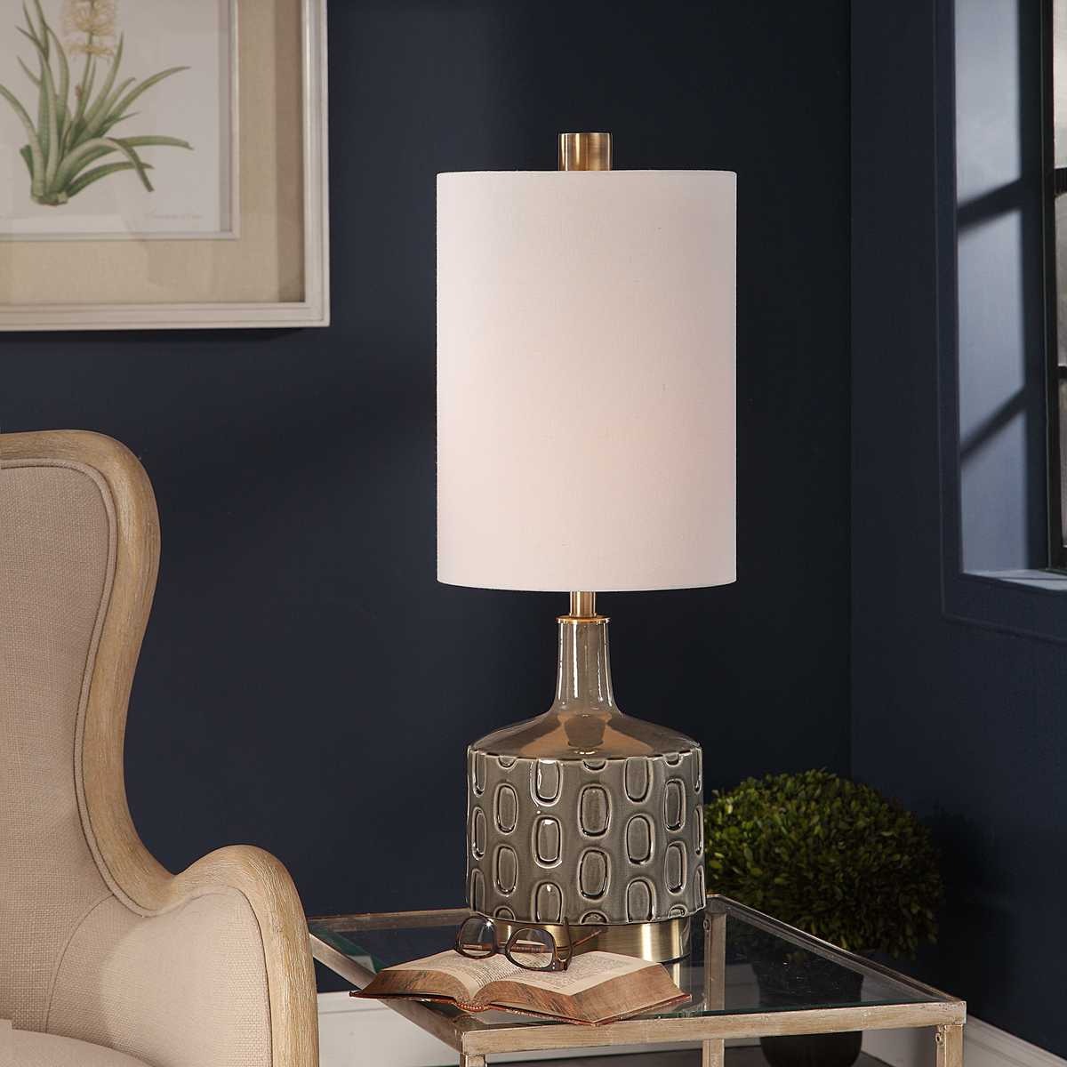 Darrin Grey Table Lamp by Uttermost