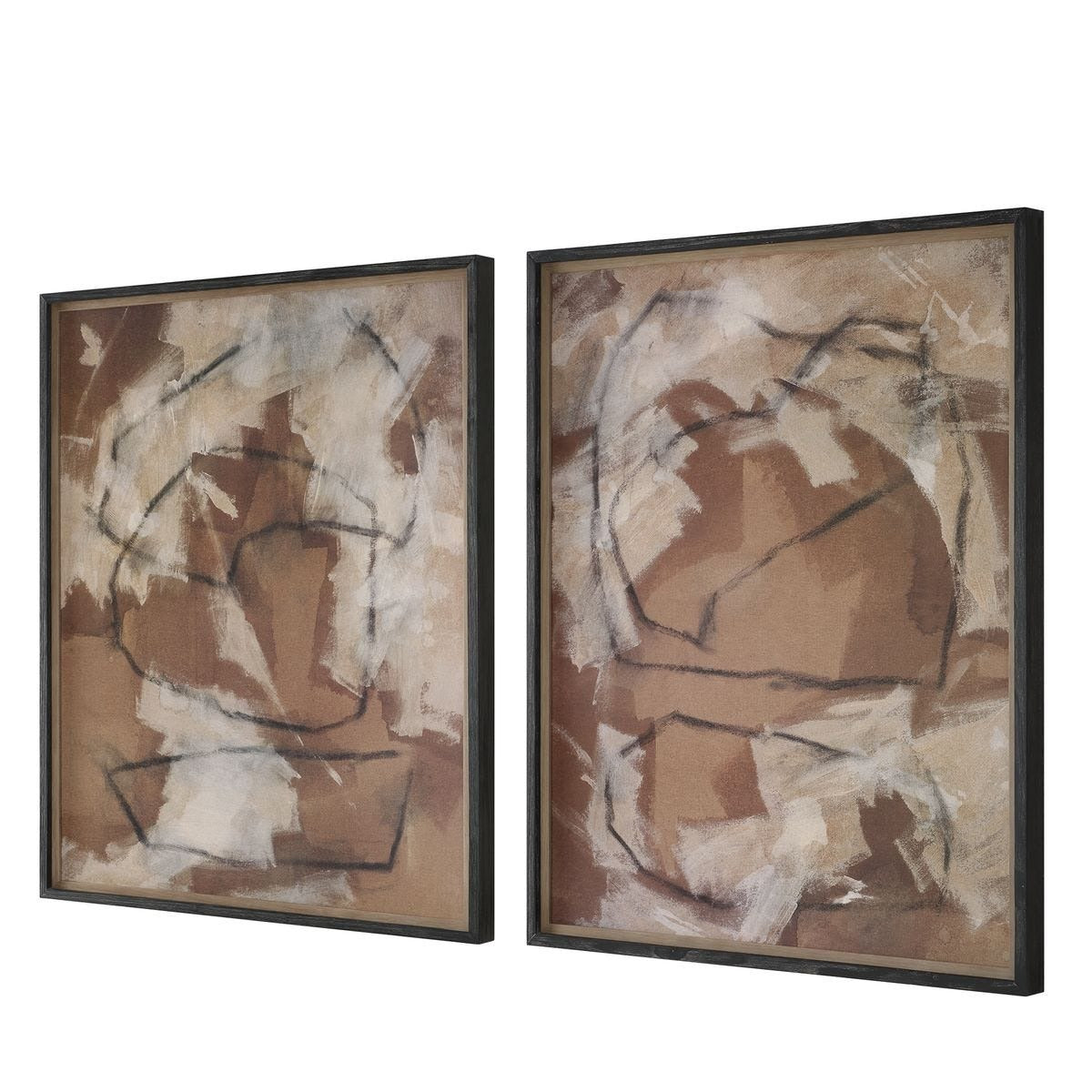 Rush & Dash Framed Prints - Set of 2 by Uttermost