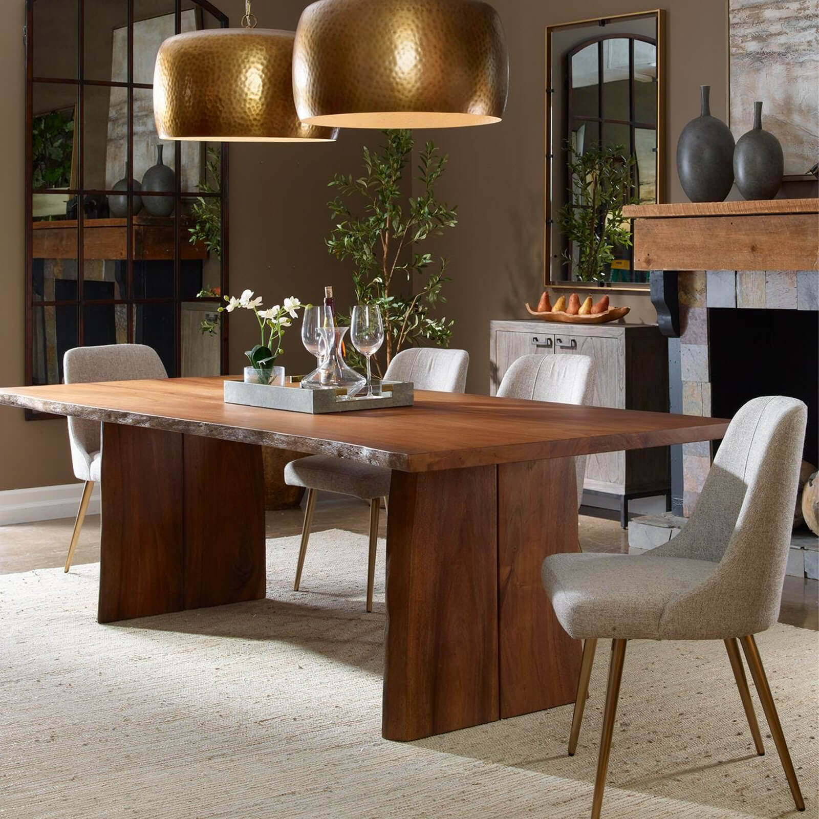 Glenmore Wood Dining Table by Uttermost