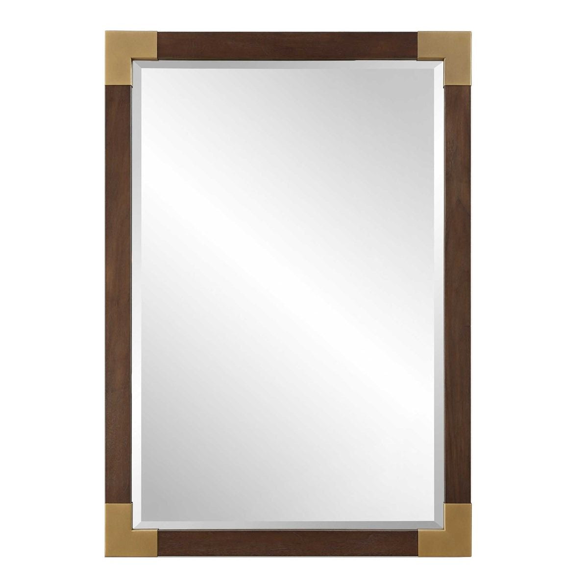 Rhea Walnut Mirror by Uttermost