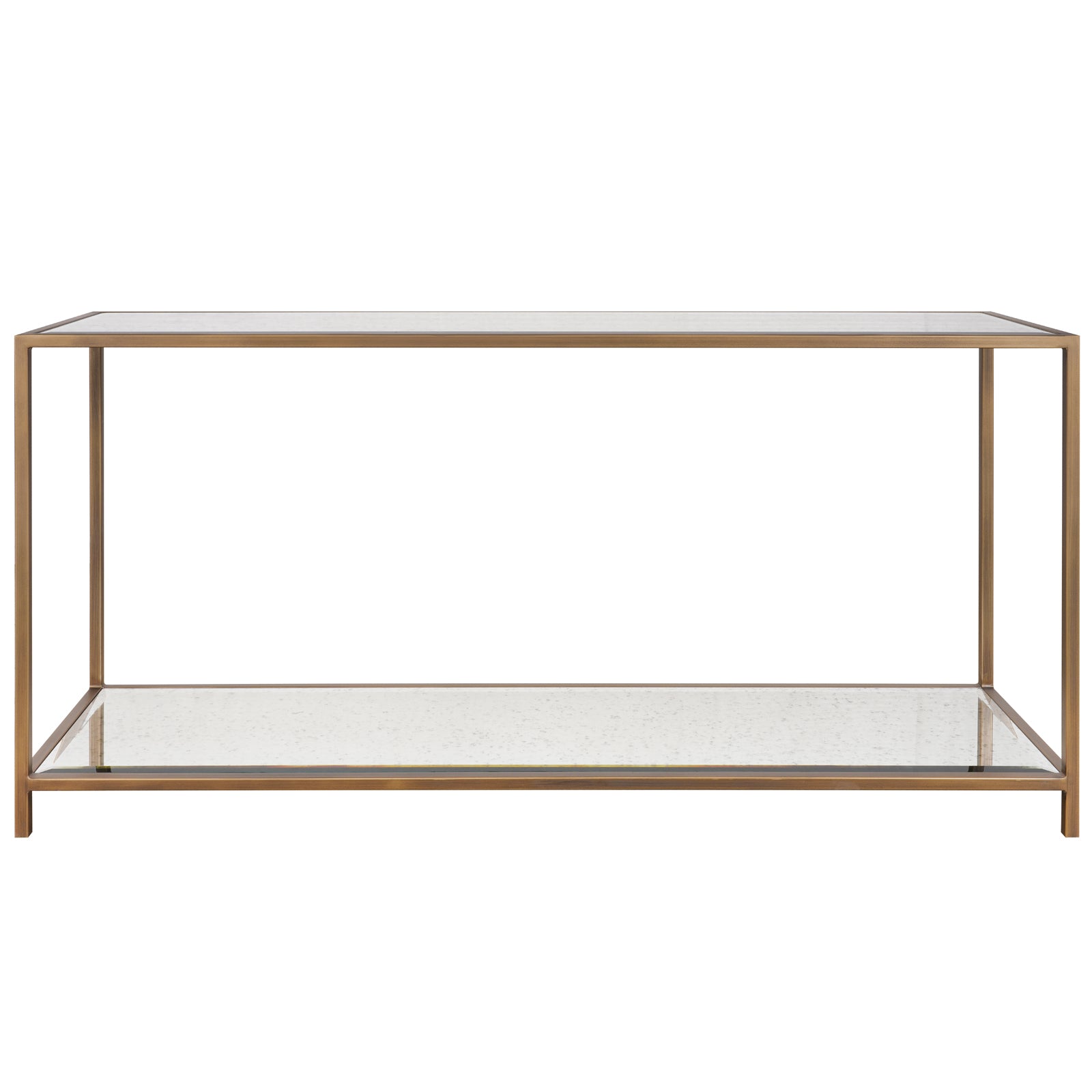 Upton Console Table in Antique Brass by Keiichi
