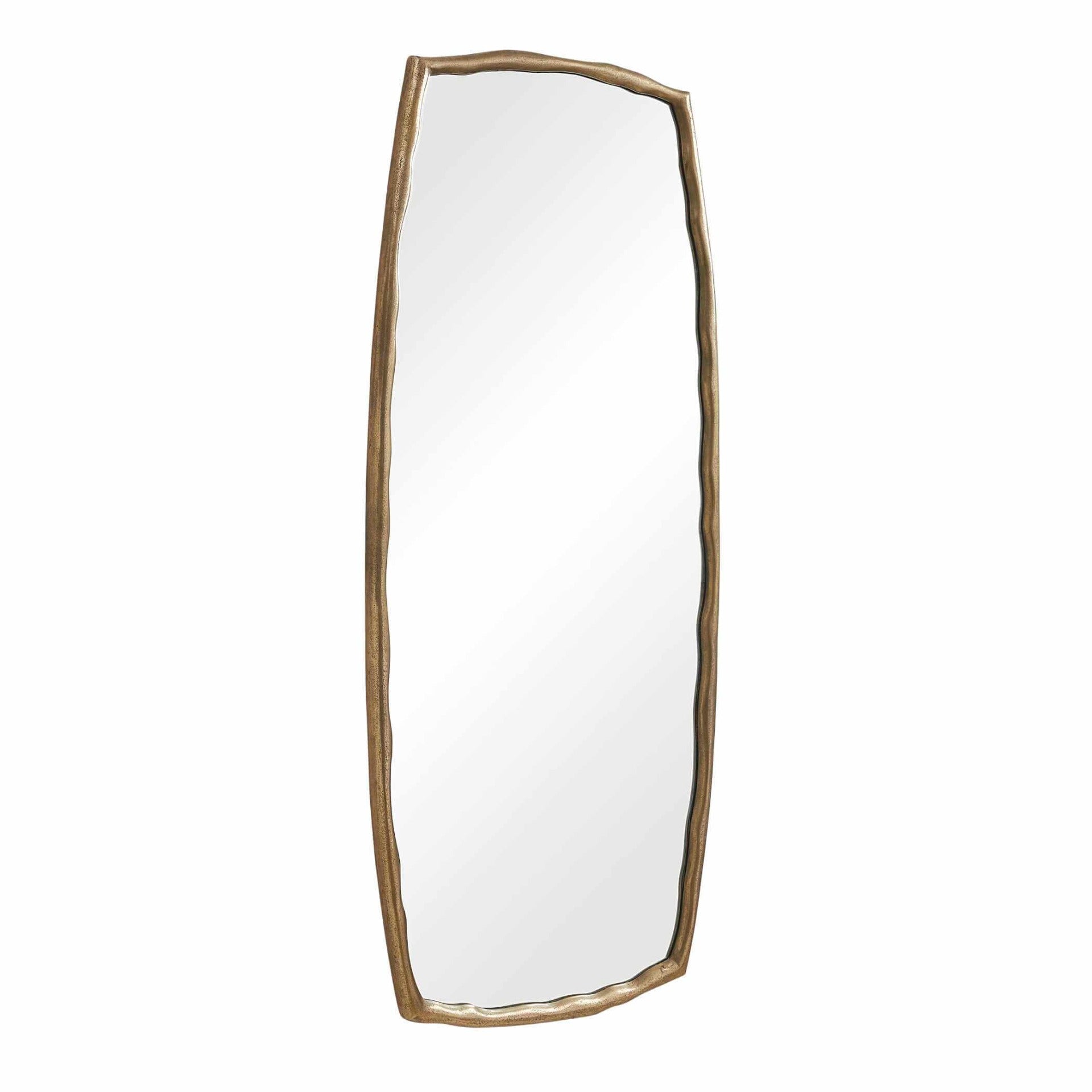 Adair Antique Brass Tall Mirror by Uttermost