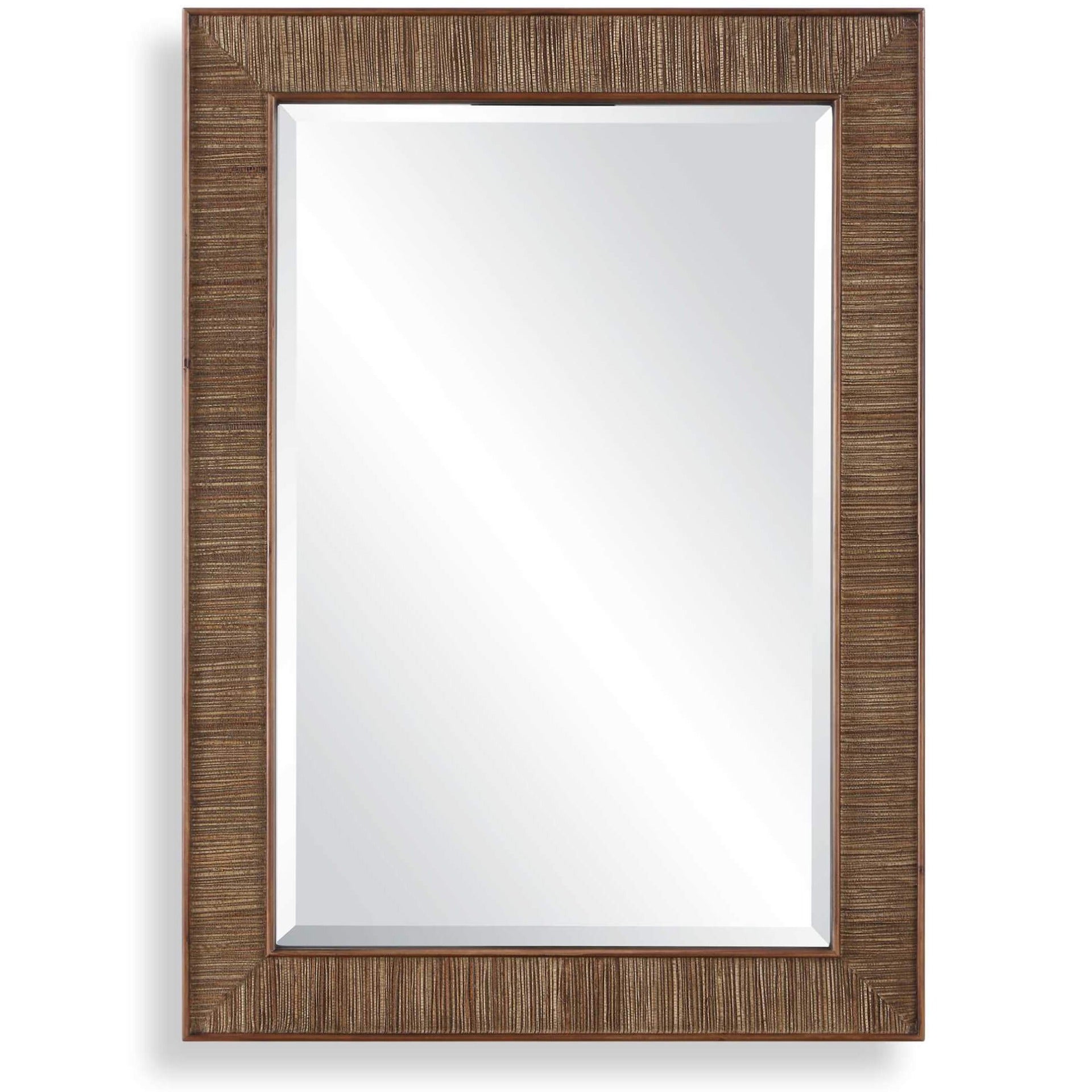 Aldous Walnut Rectangular Mirror by Uttermost