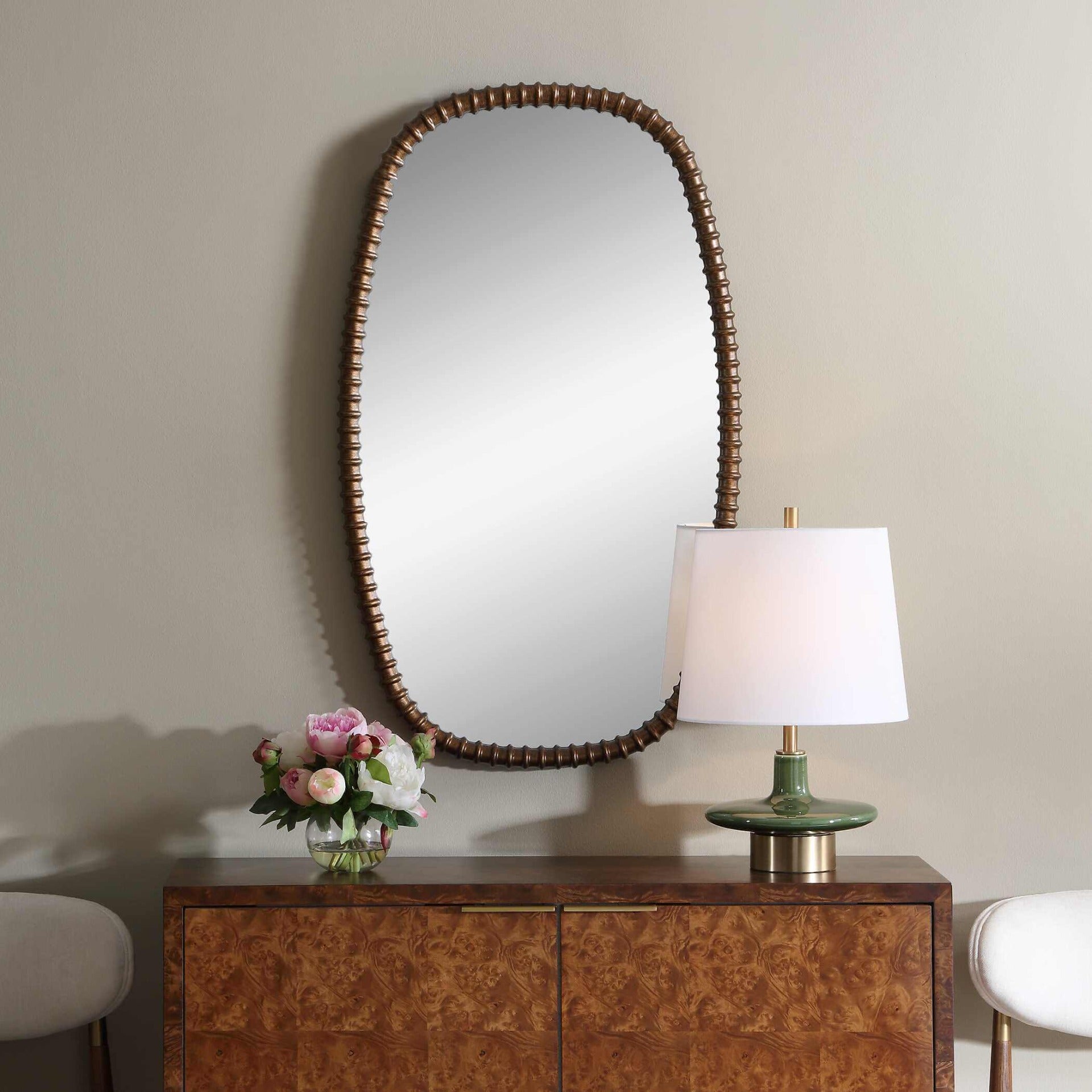Apphia Bronze Mirror by Uttermost