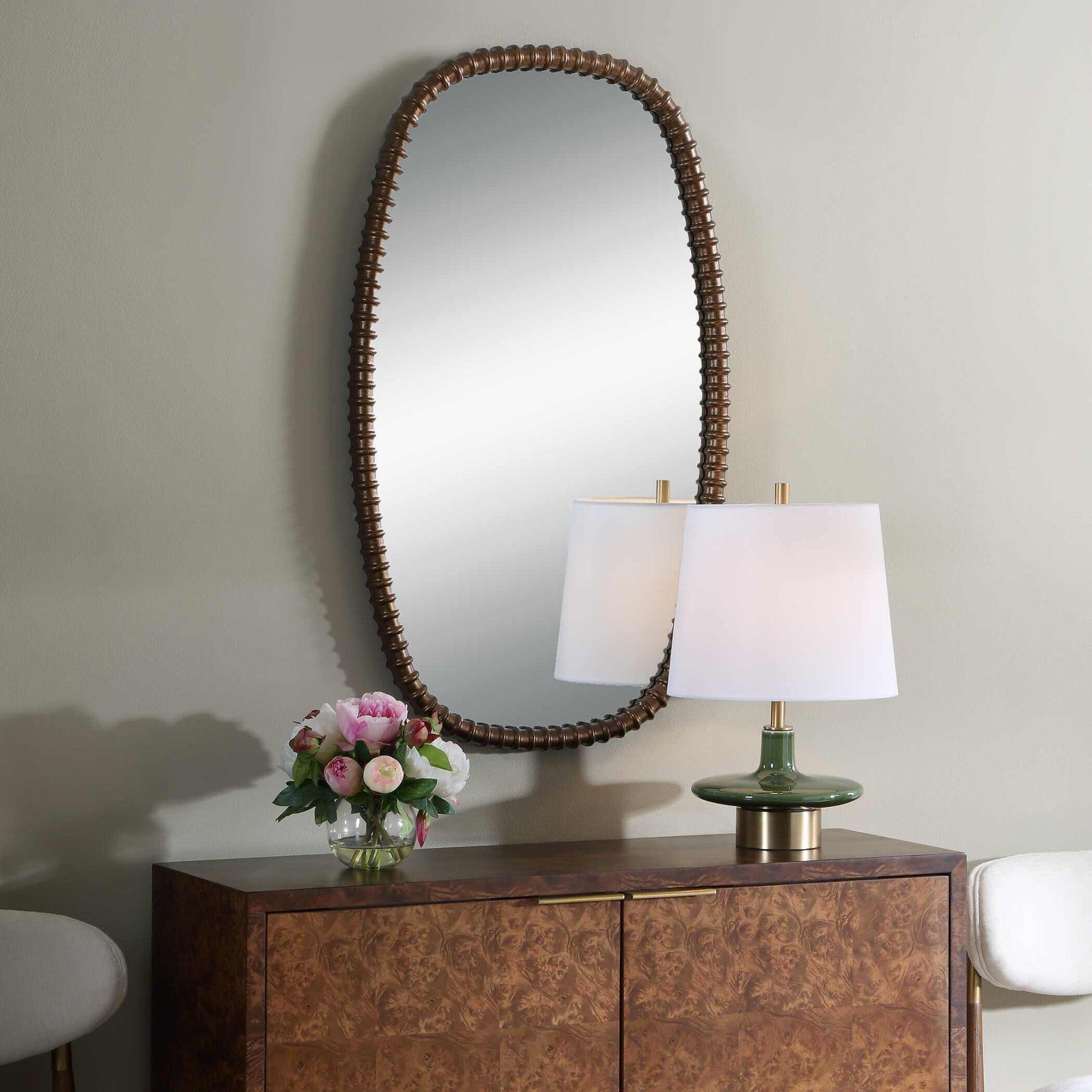 Apphia Bronze Mirror by Uttermost