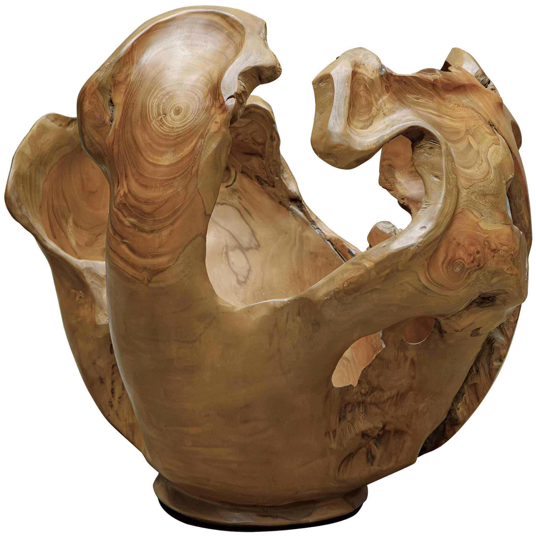 Arbor Crest Indoor-Outdoor Teak Bowl by Uttermost