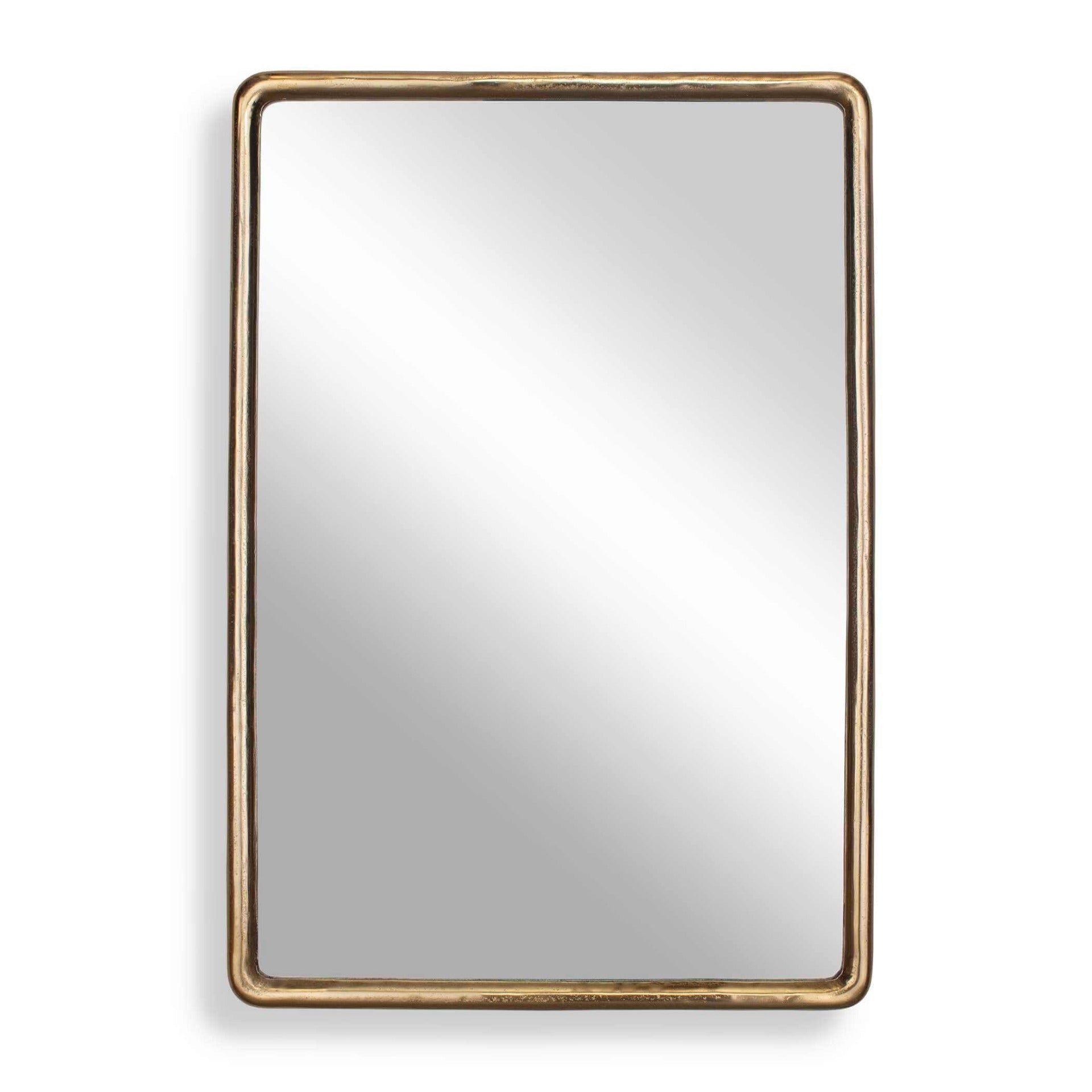 Burton Indoor-Outdoor Brass Mirror by Uttermost