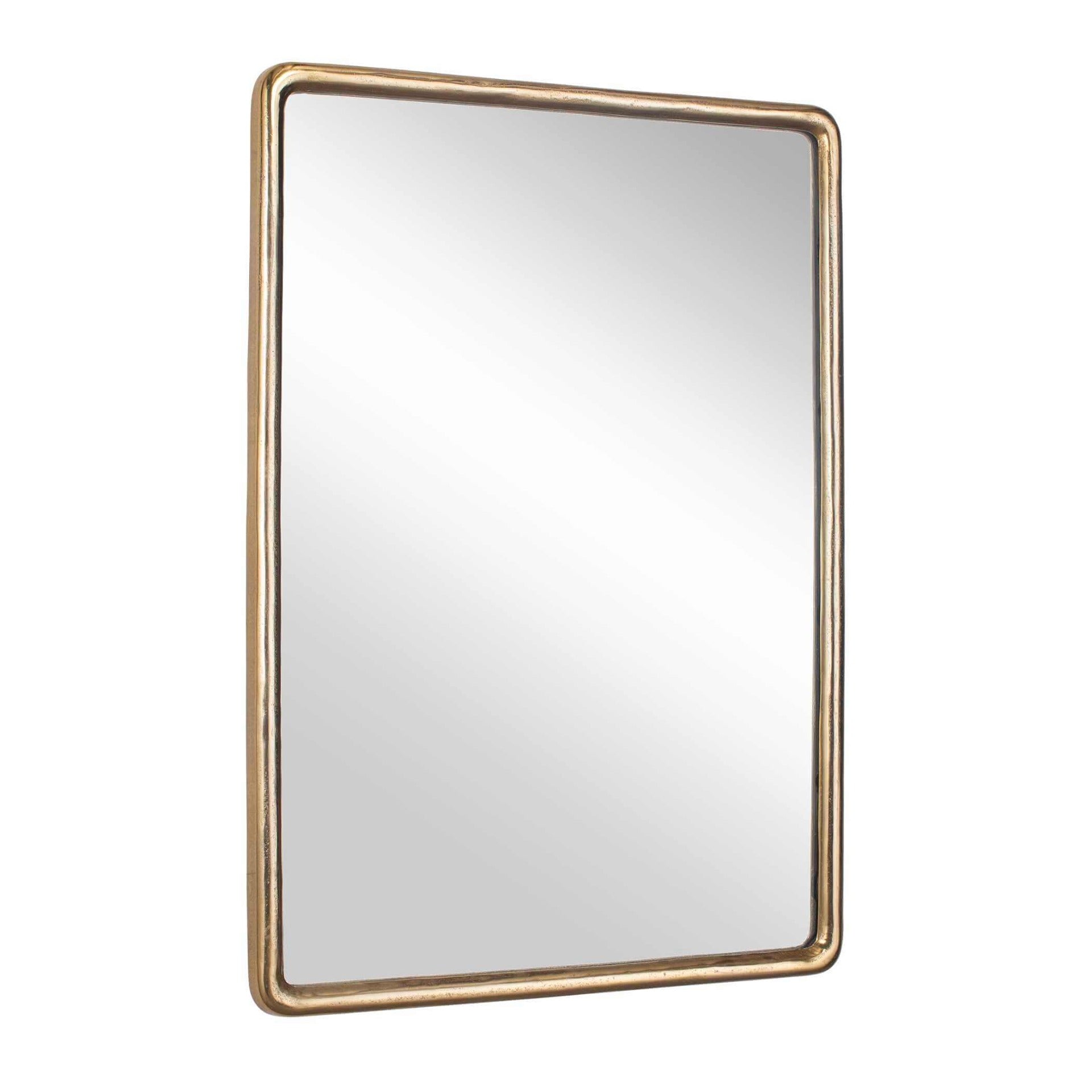Burton Indoor-Outdoor Brass Mirror by Uttermost