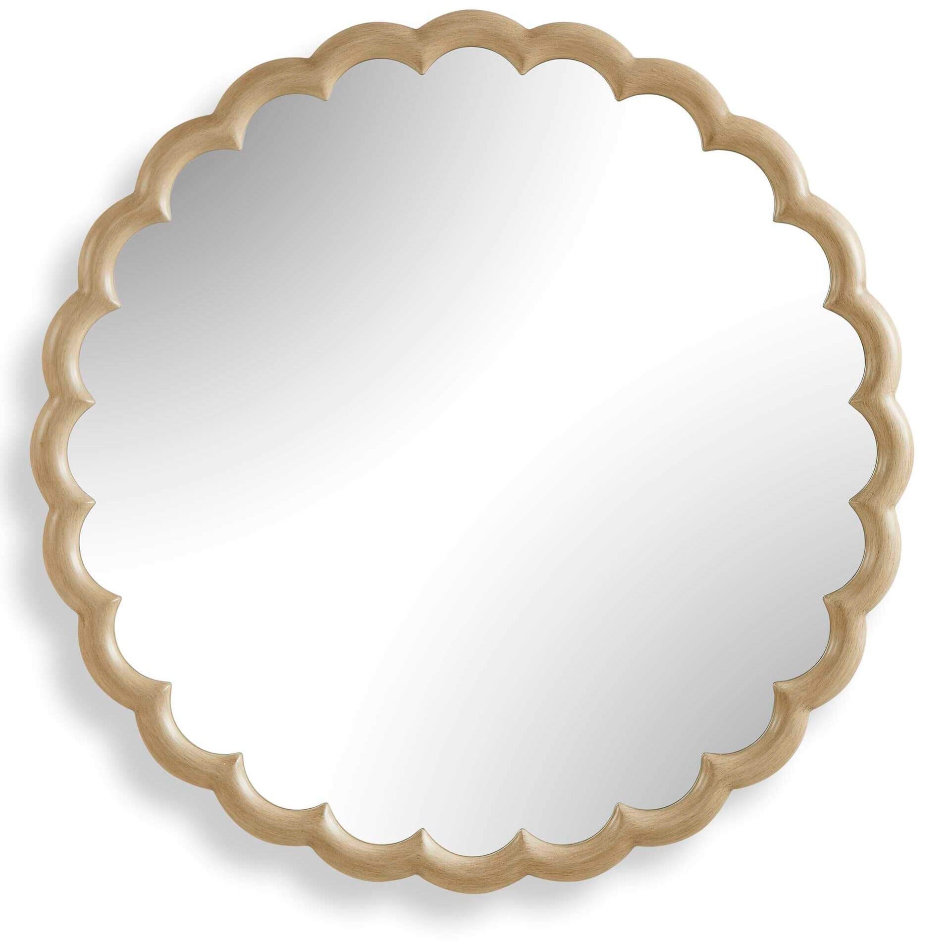 Cerrito Burnished Ivory Round Mirror by Uttermost