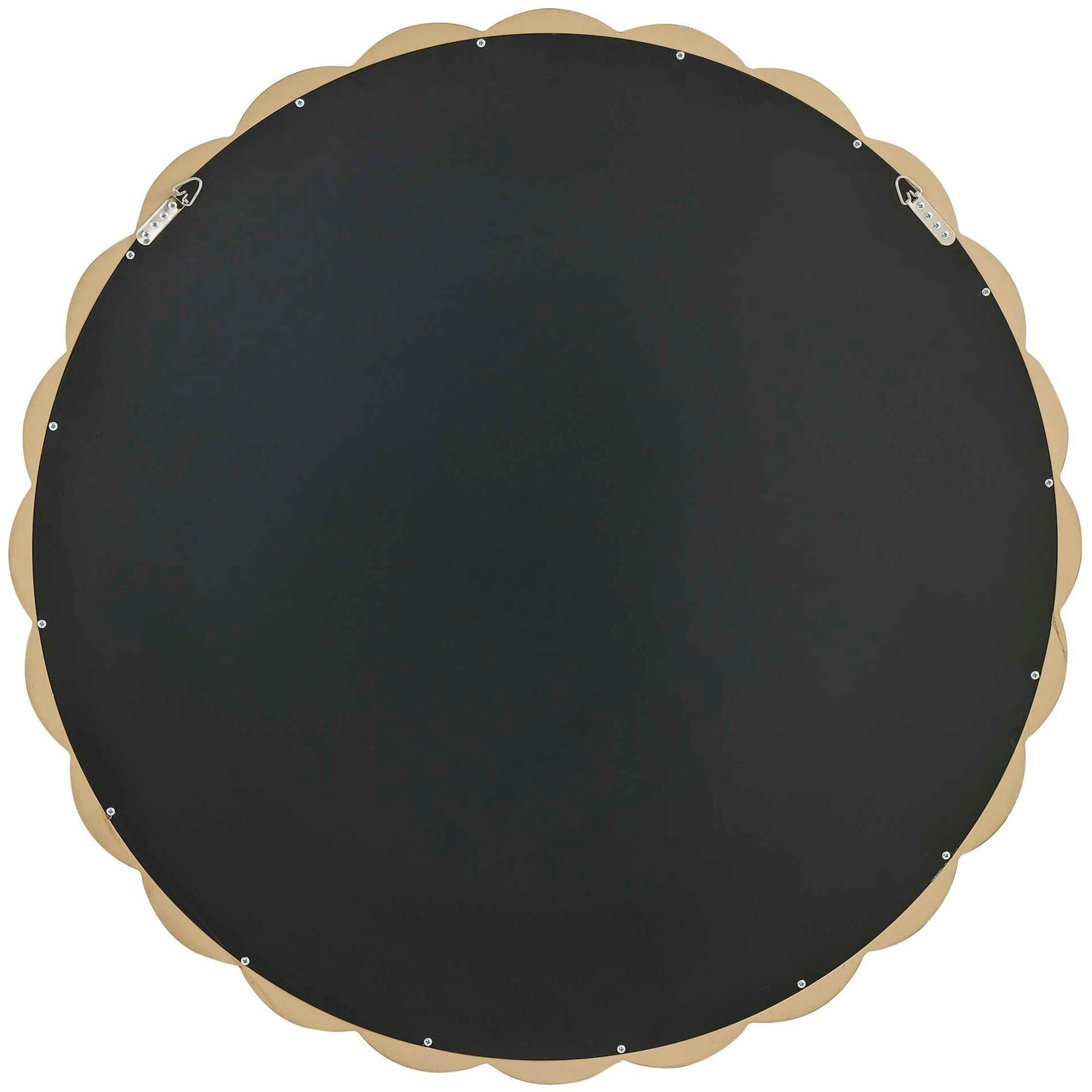 Cerrito Burnished Ivory Round Mirror by Uttermost