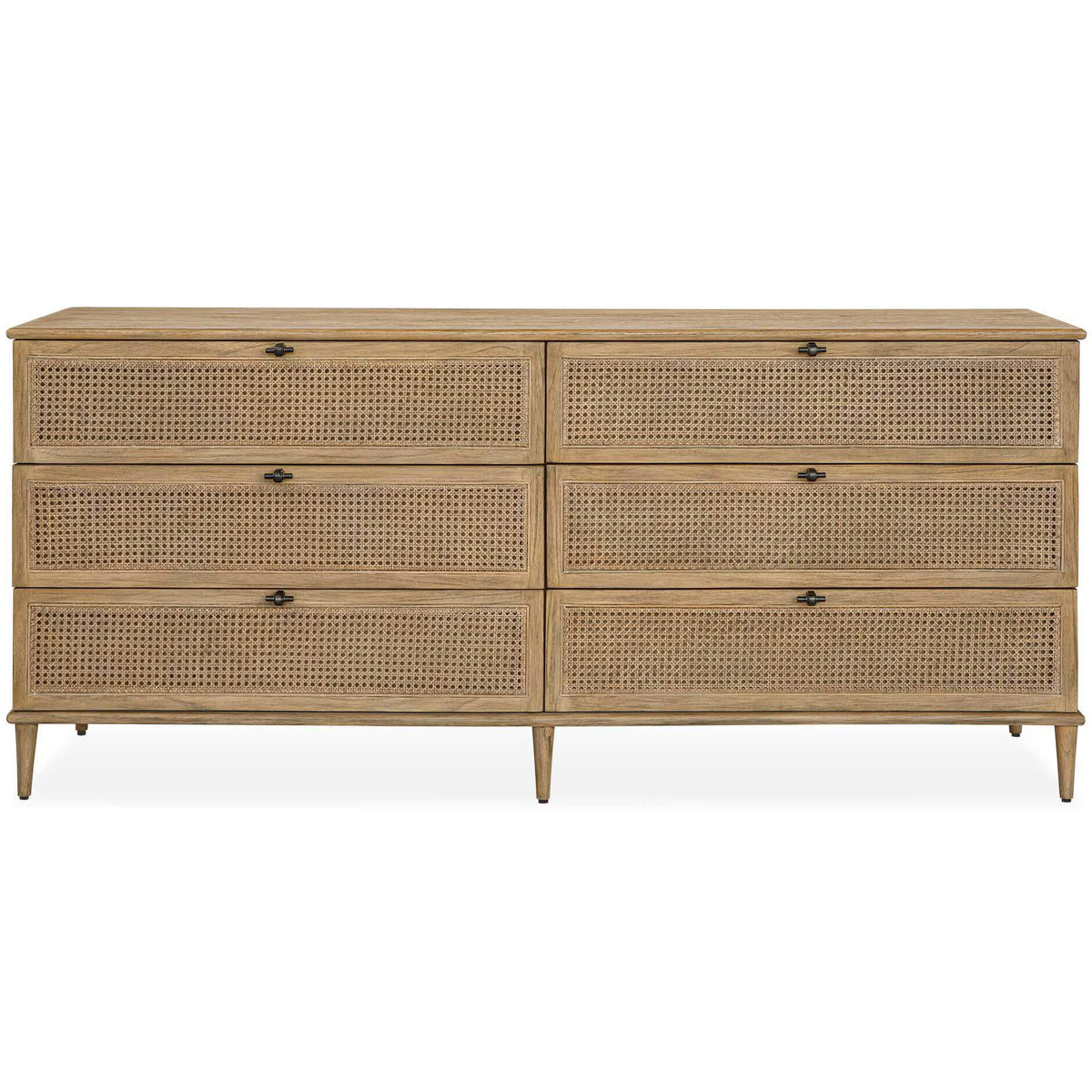 Coast 6 Drawer Rattan Chest of Drawers Uttermost