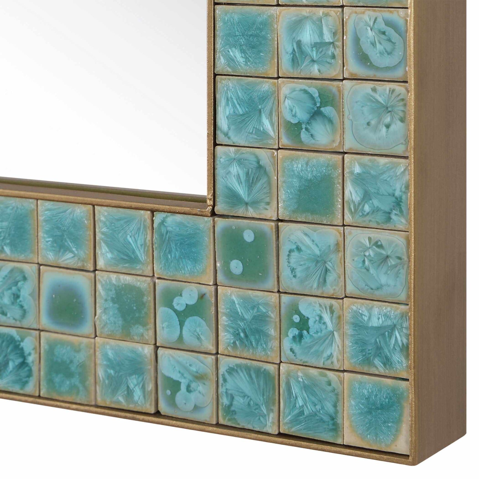 Coralie Tile Rectangular Mirror by Uttermost