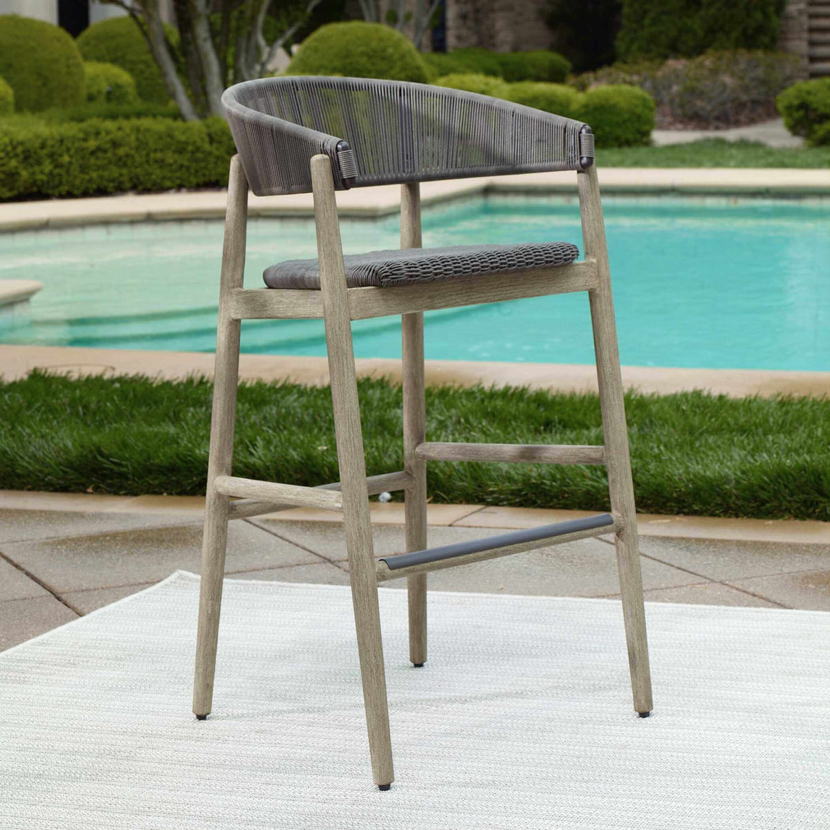 Dermott Outdoor Bar Stool Uttermost