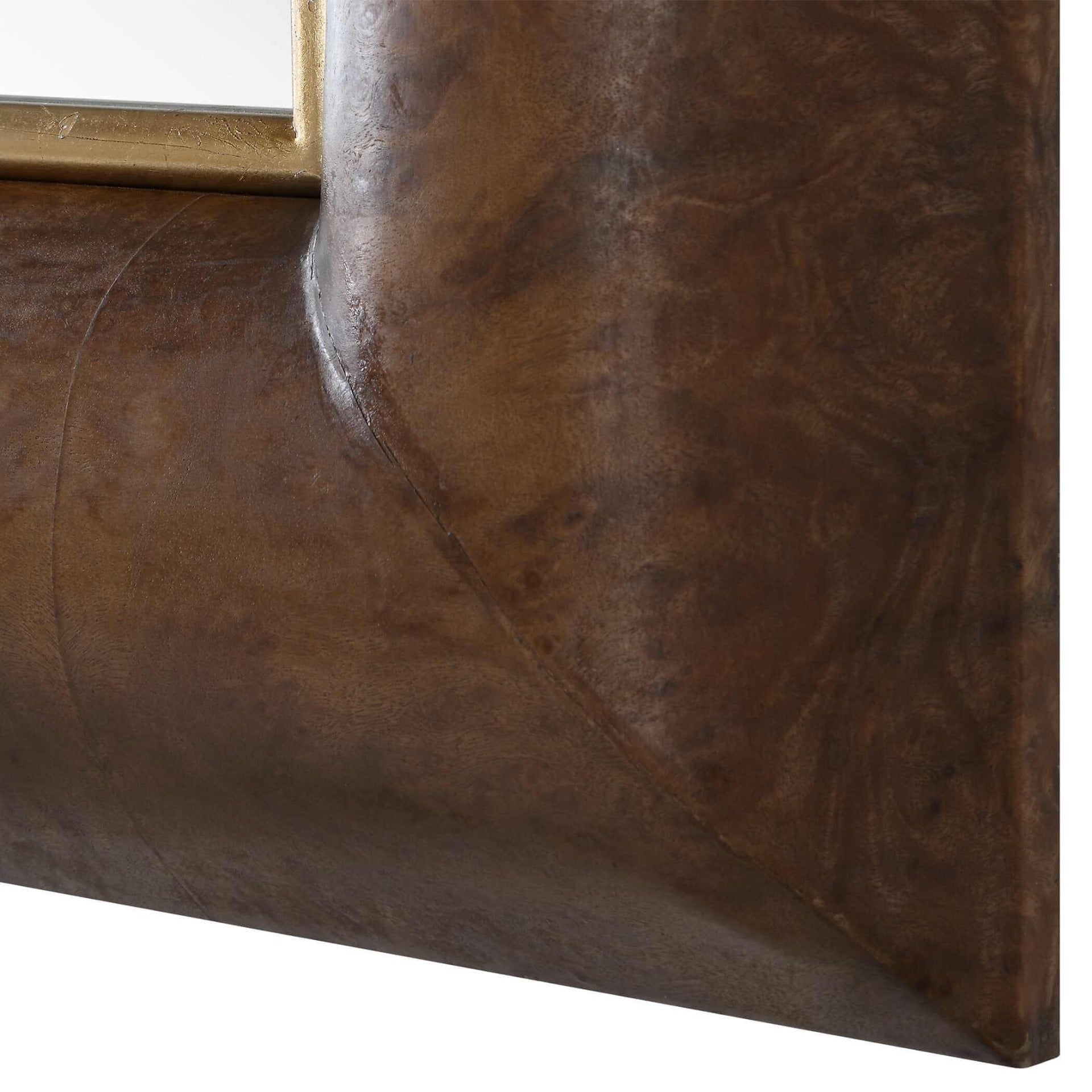 Donovan Wood Rectangular Mirror by Uttermost