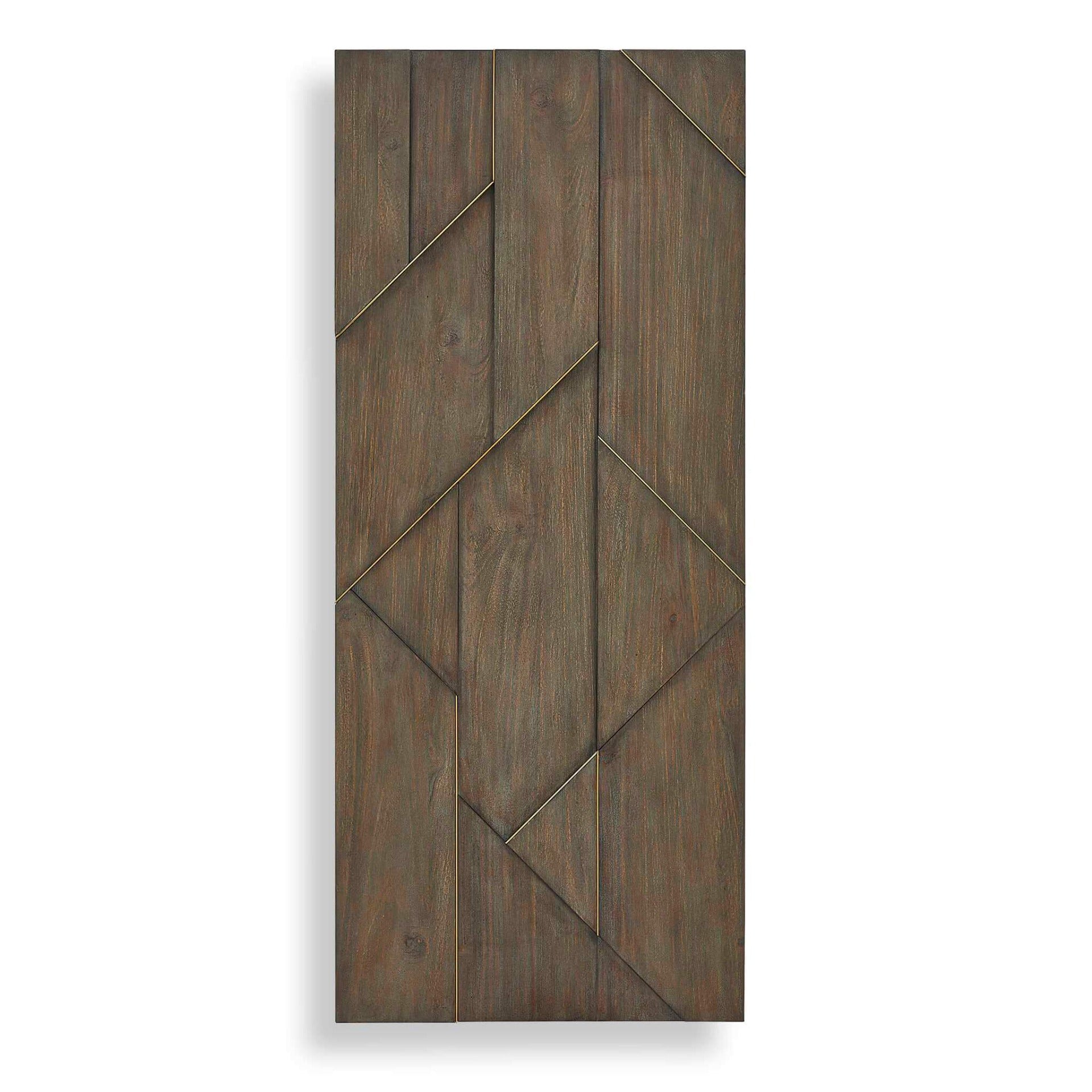 Hanoi Geometric Wood Wall Panel by Uttermost