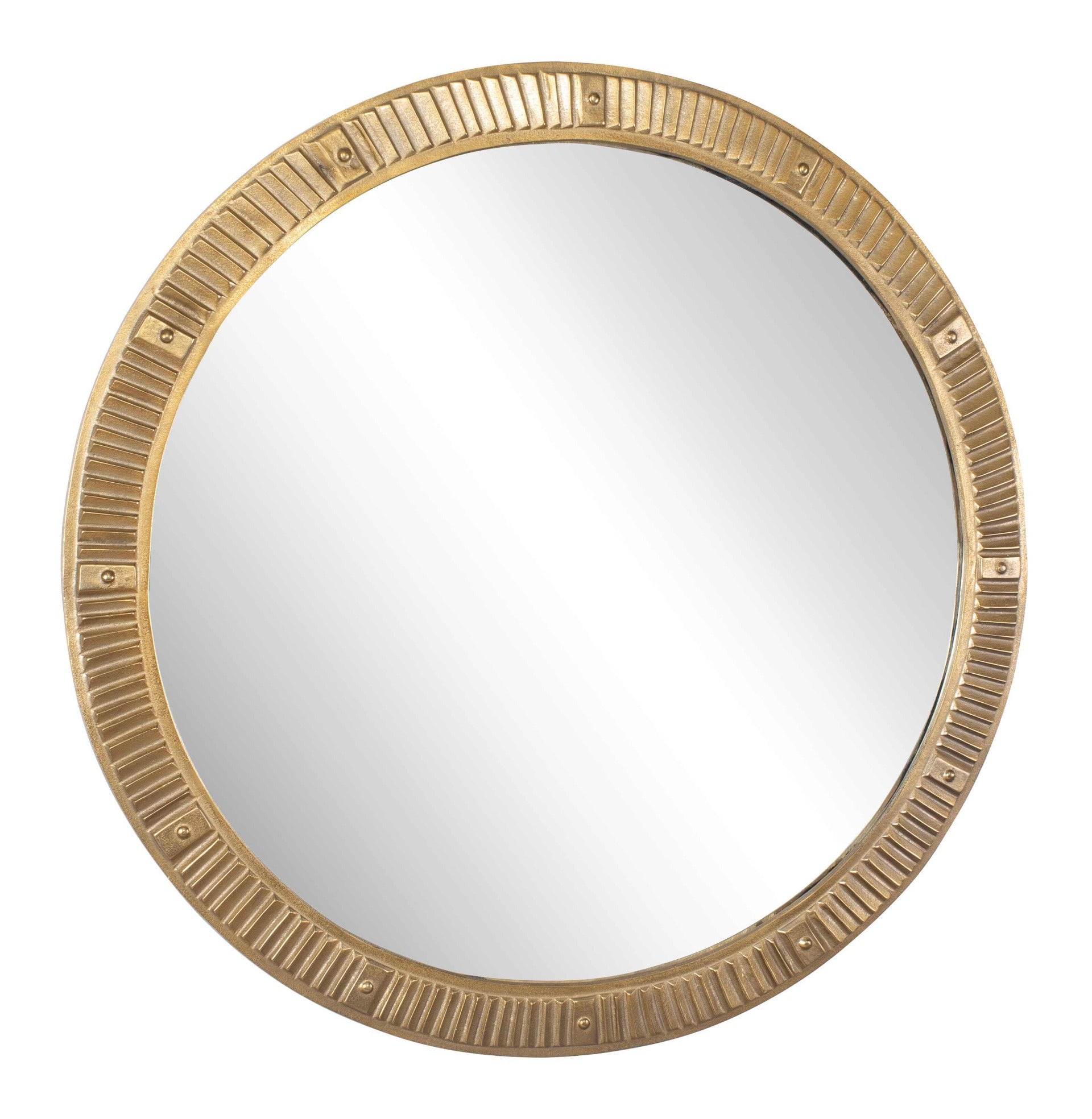 Heart Of Gold Round Mirror by Uttermost
