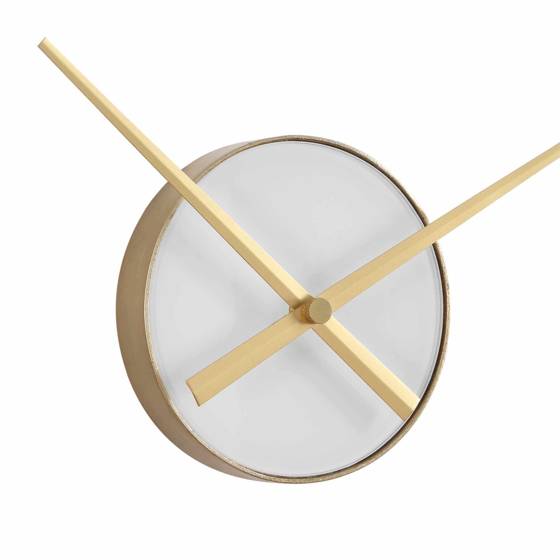 Ivory Halo Minimalist Wall Clock by Uttermost