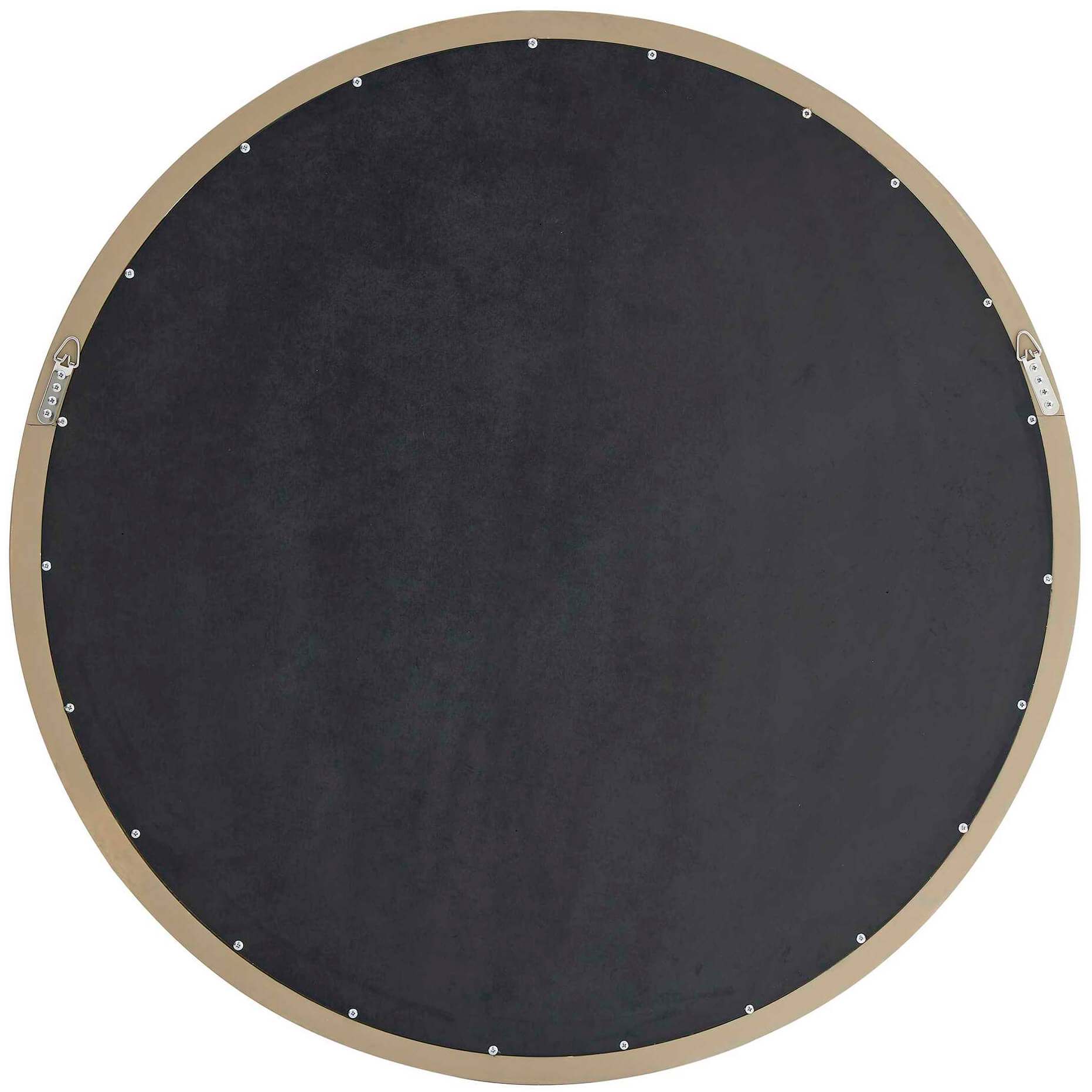 Landry Round Light Wood Mirror by Uttermost