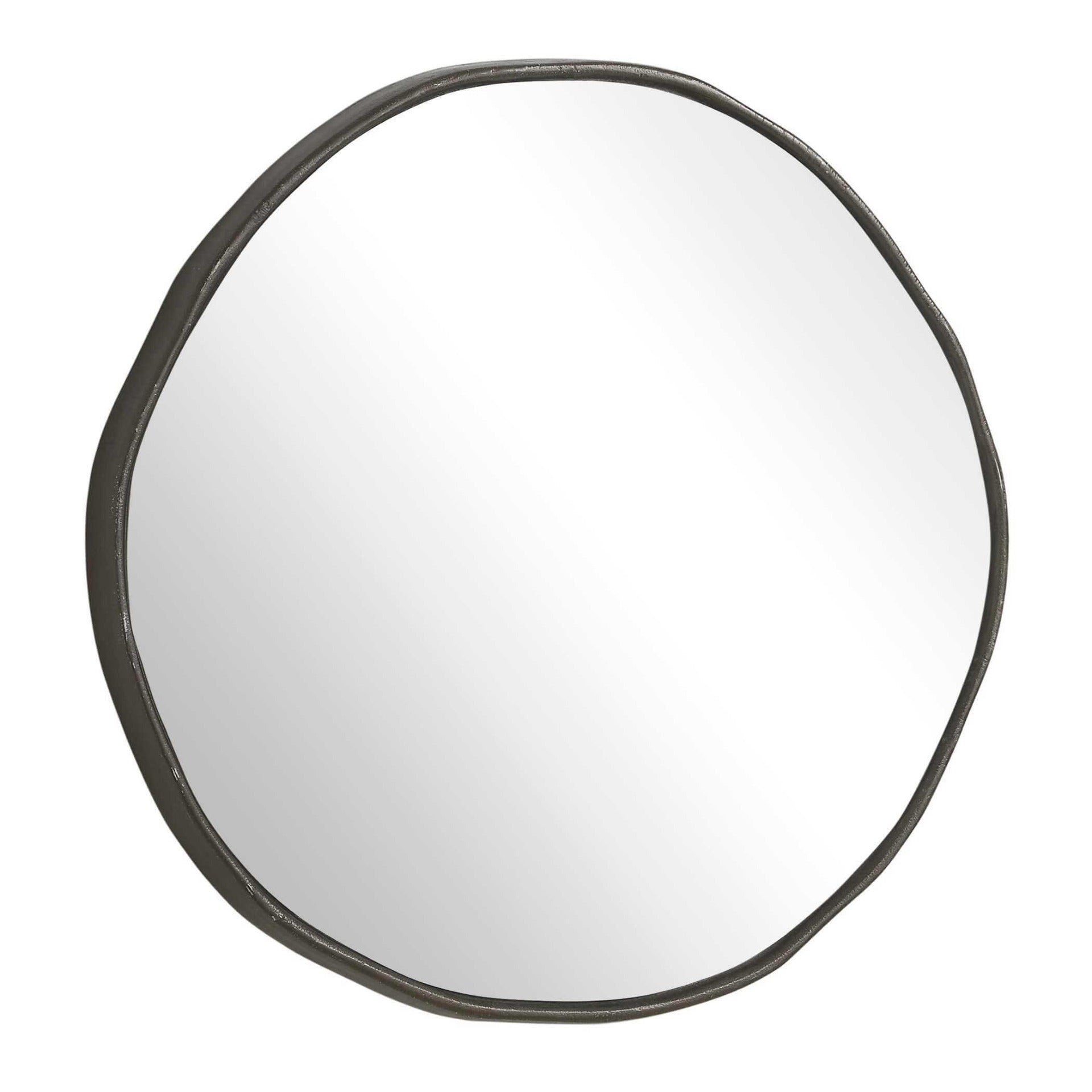 Lowen Round Bronze Mirror by Uttermost
