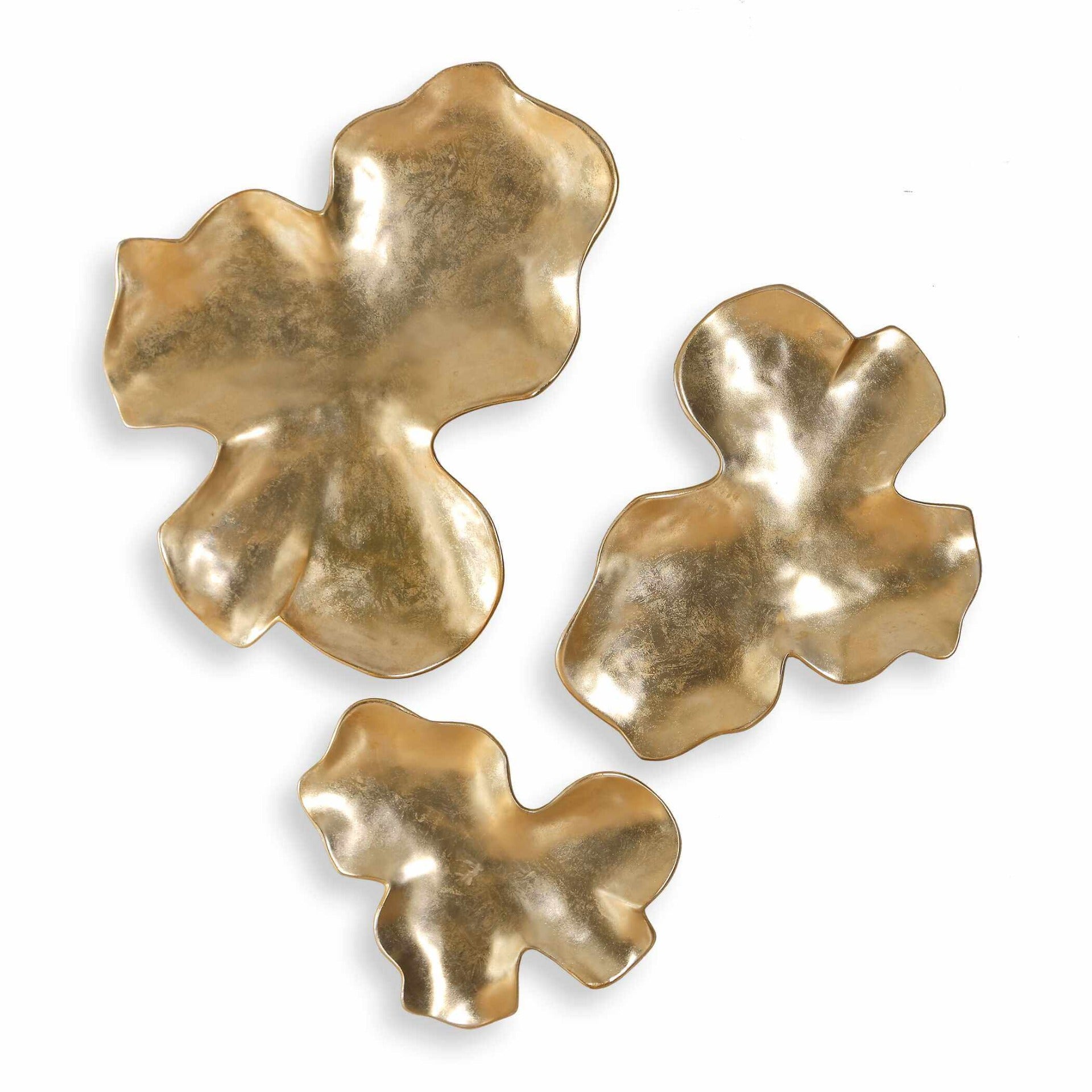 Lumina Gold Wall Decor - Set of 3 by Uttermost