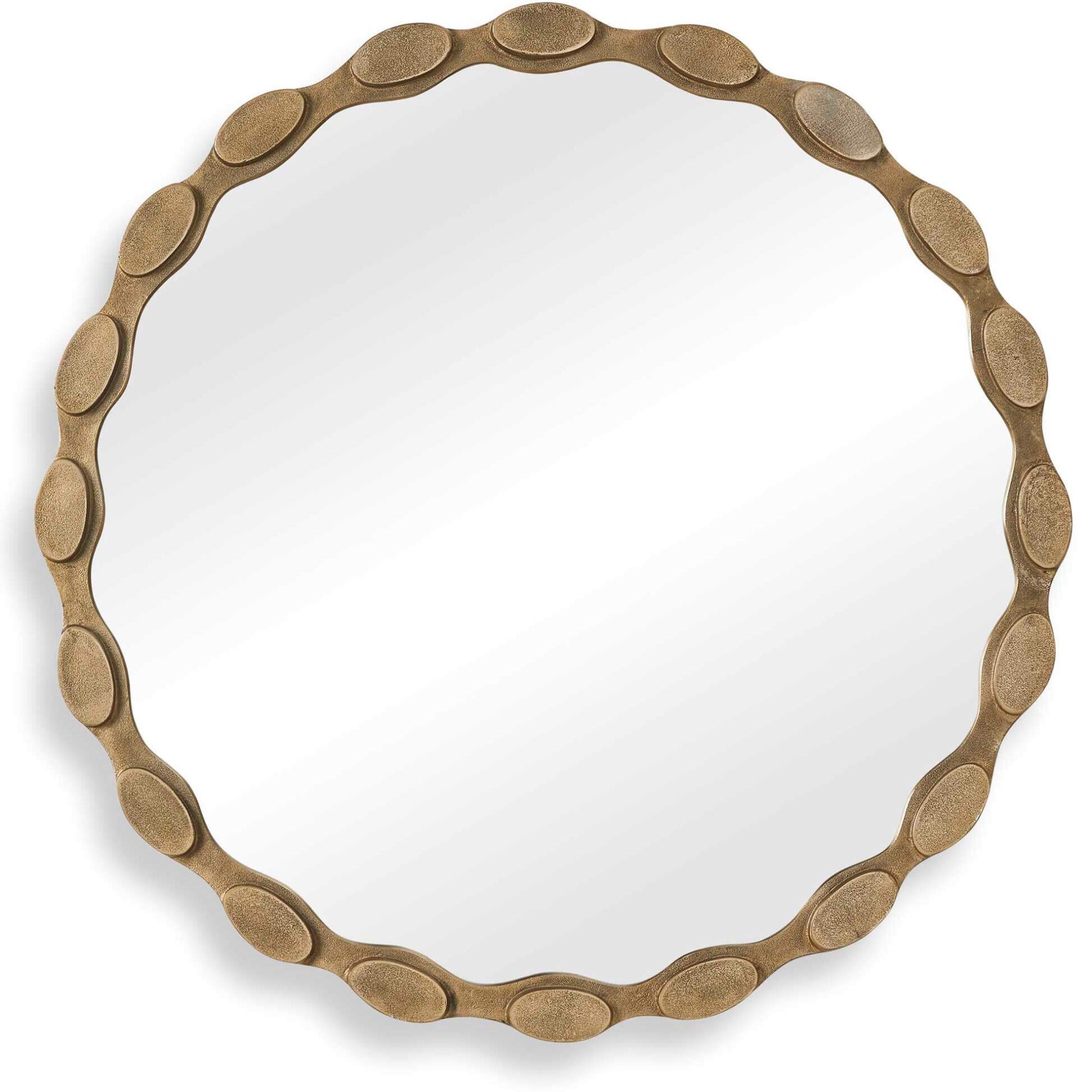 Marietta Round Brass Mirror by Uttermost