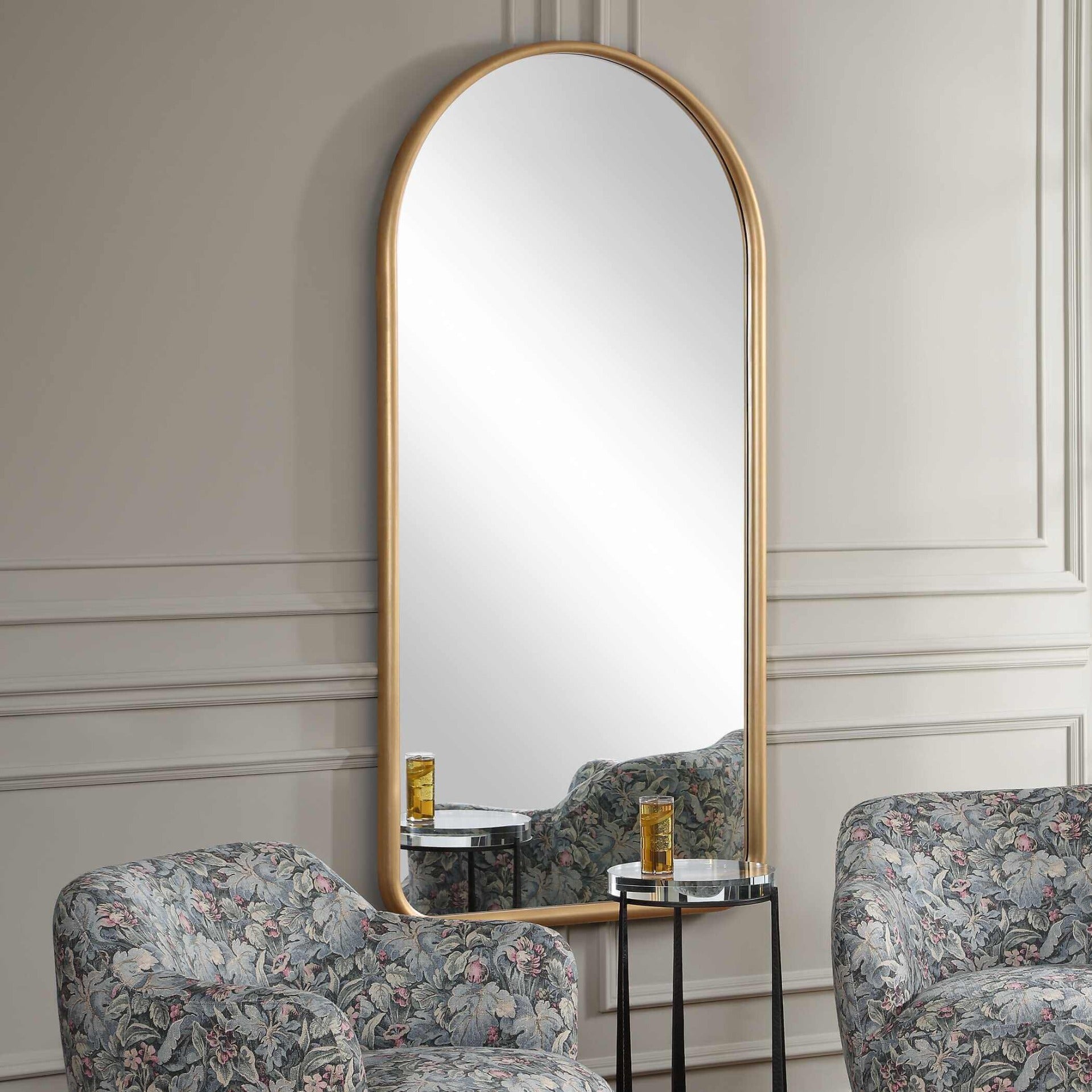 Marvell Gold Arch Mirror by Uttermost
