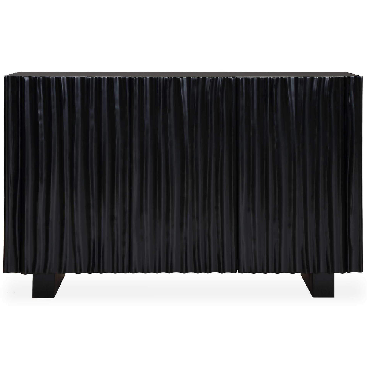 Mercado Black 3 Door Cabinet Uttermost