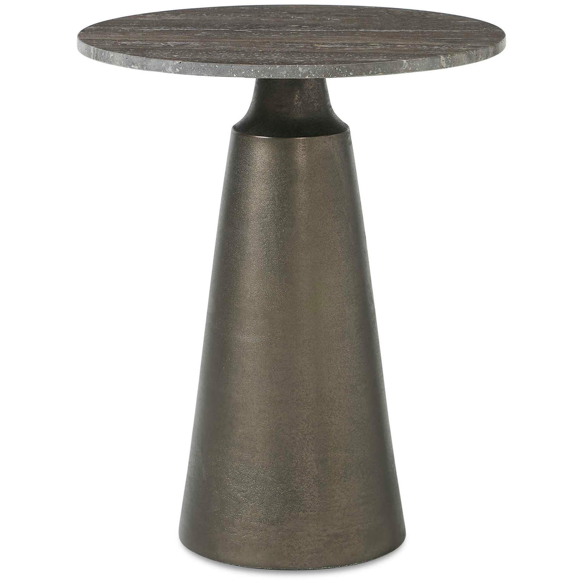 Midsummer Indoor-Outdoor Bronze Round Side Table Uttermost