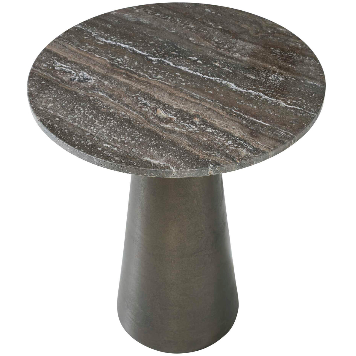 Midsummer Indoor-Outdoor Bronze Round Side Table Uttermost