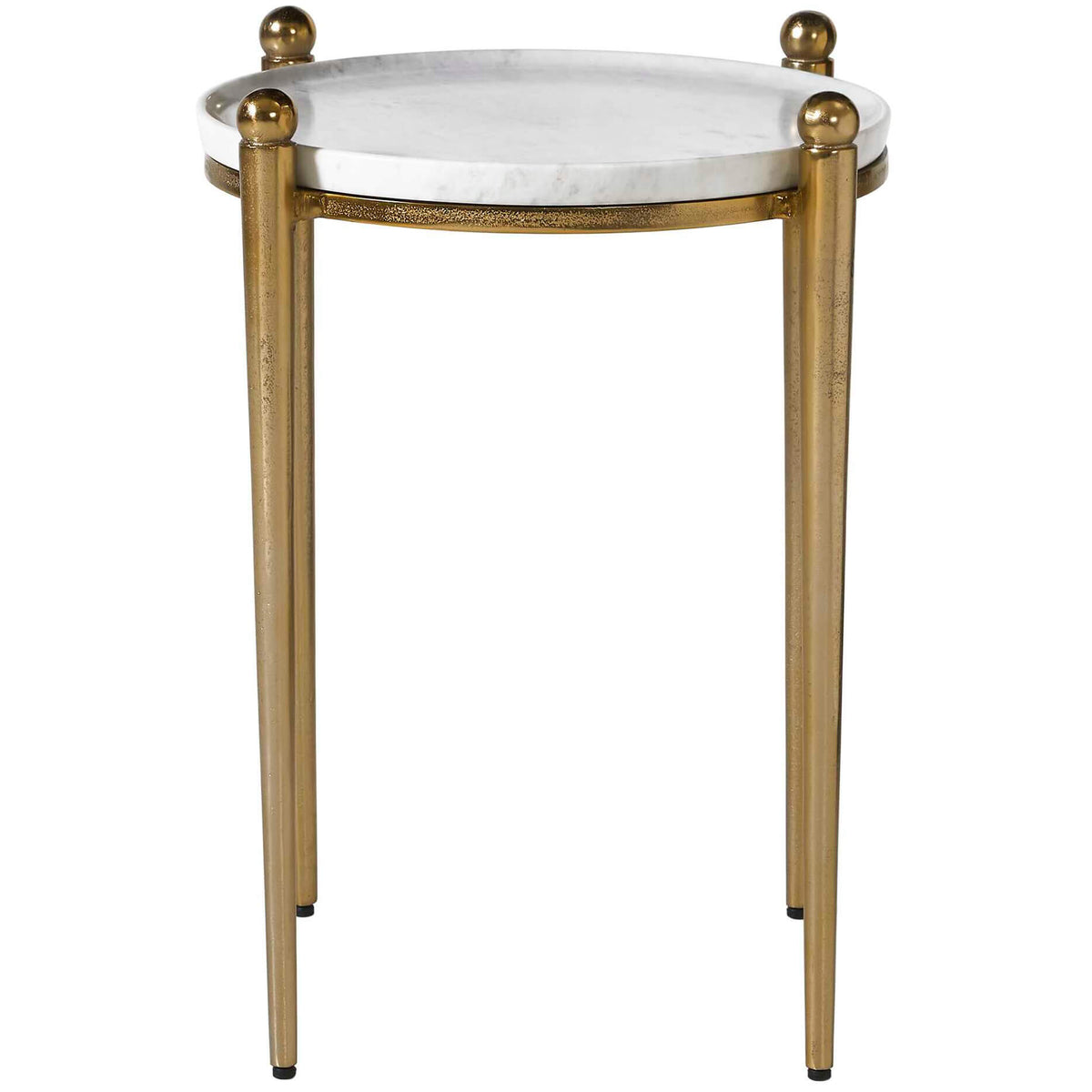 Nahunta Antique Brass Side Table Uttermost