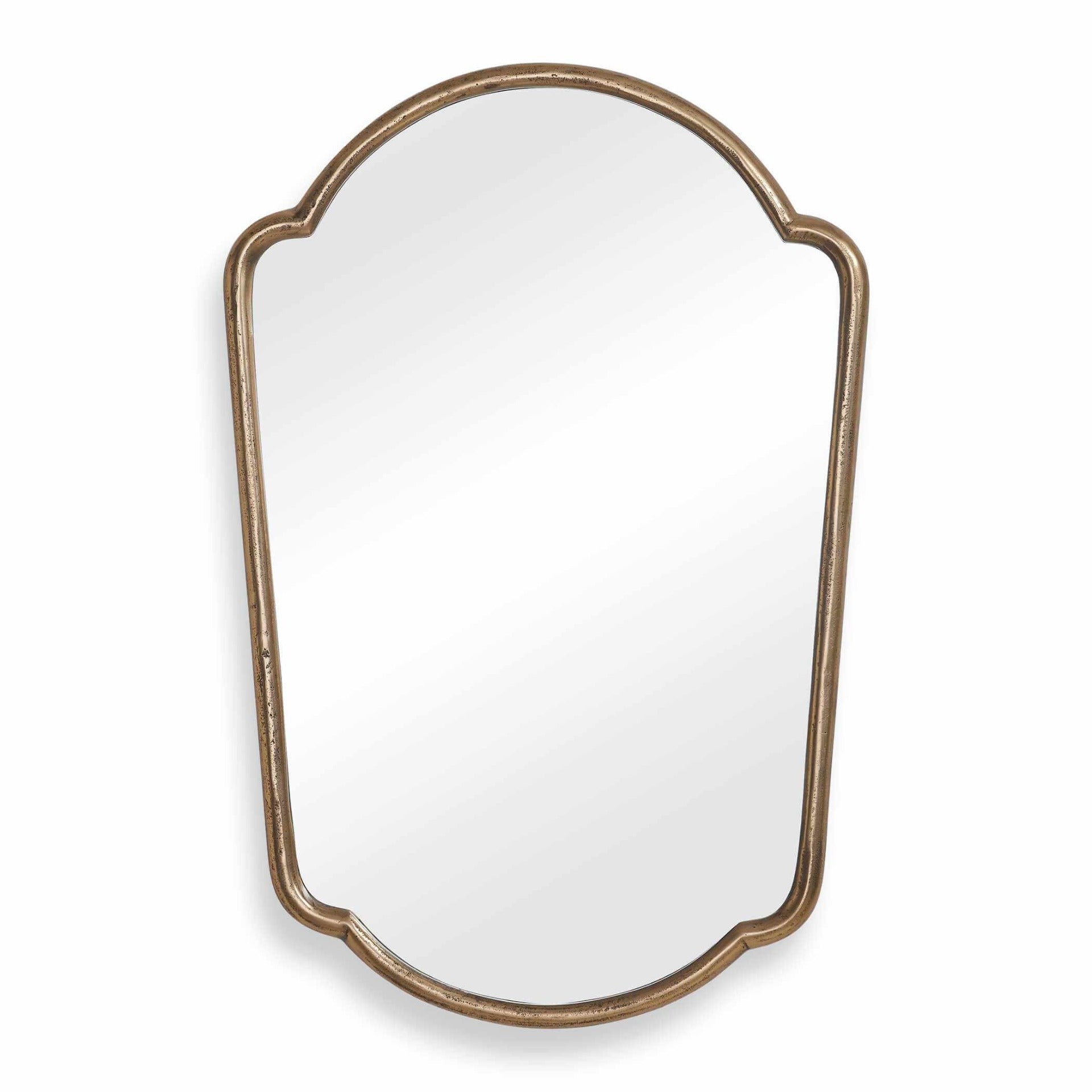 Naomi Antique Brass Mirror by Uttermost