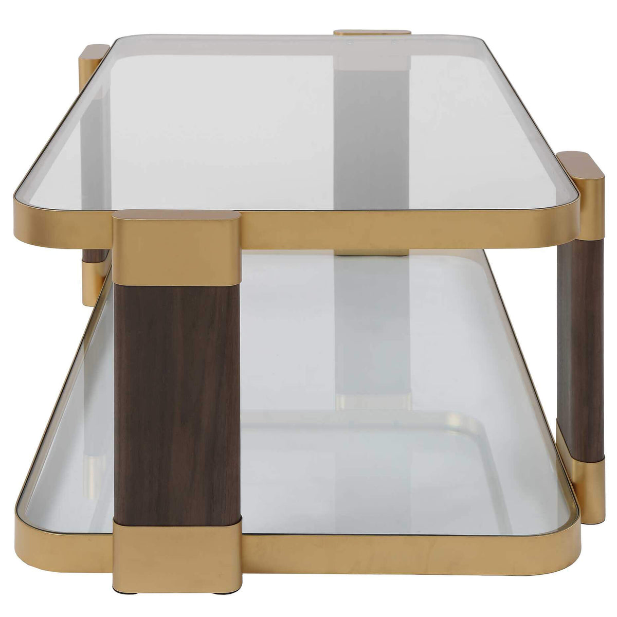 Ryles Glass Coffee Table Uttermost