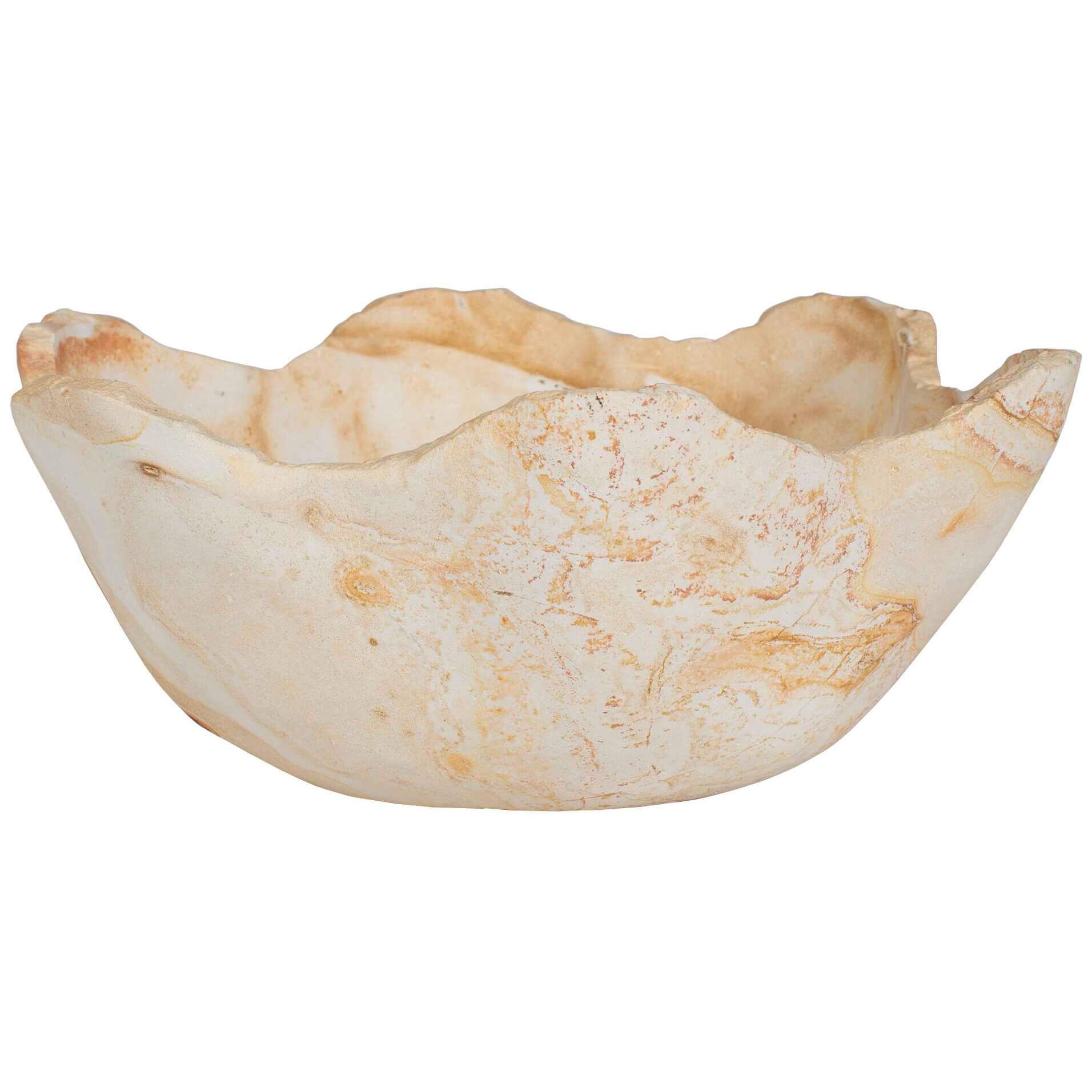 Sahara Bloom Indoor-Outdoor Stone Bowl by Uttermost