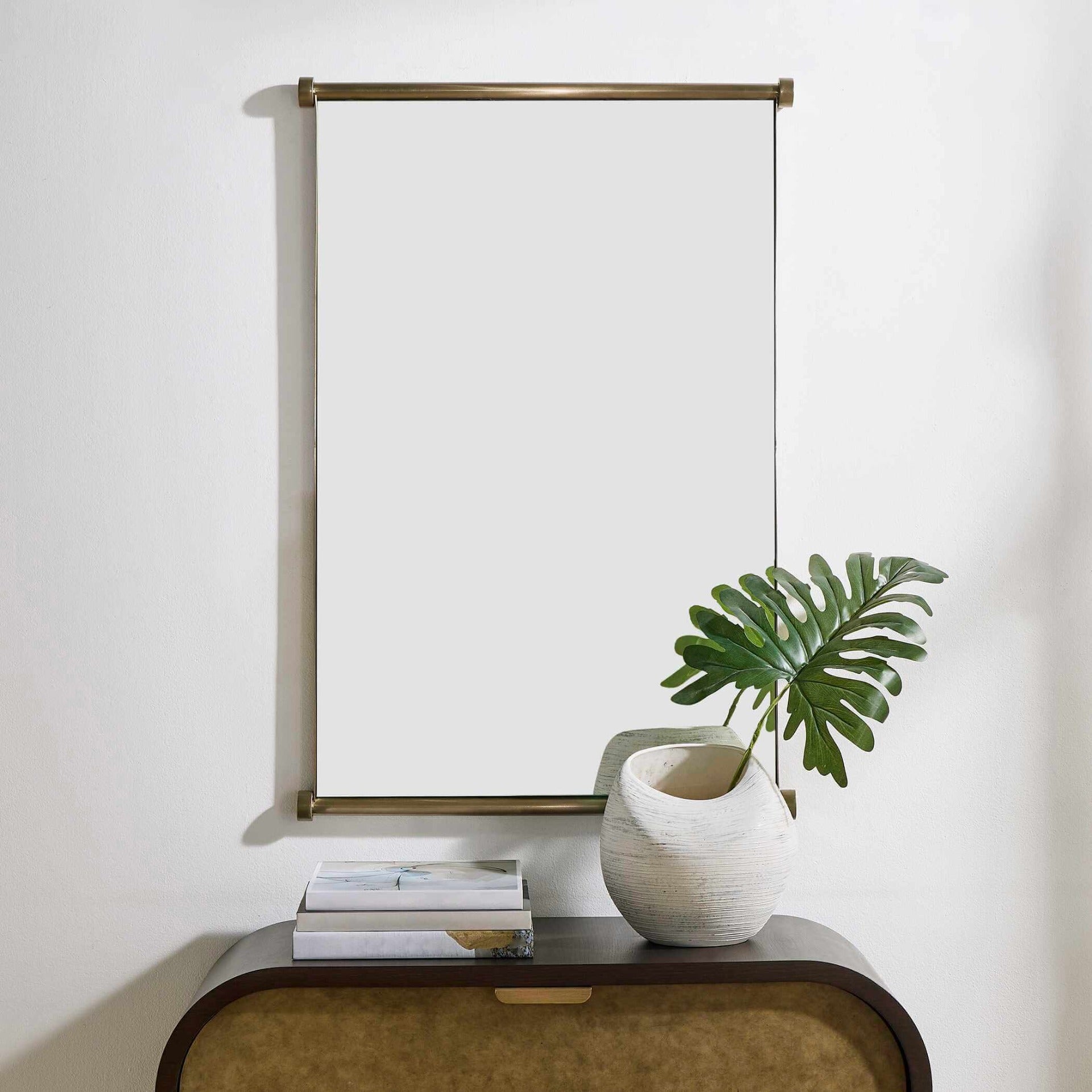 Scroll Rectangular Mirror by Uttermost