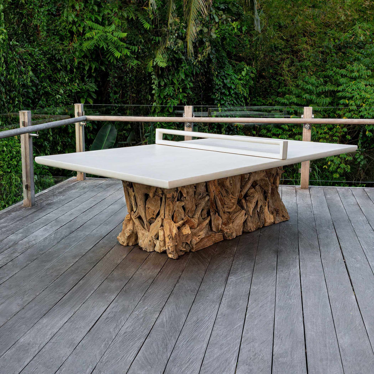 Stonewood Indoor-Outdoor Ping-Pong Dining Table Uttermost