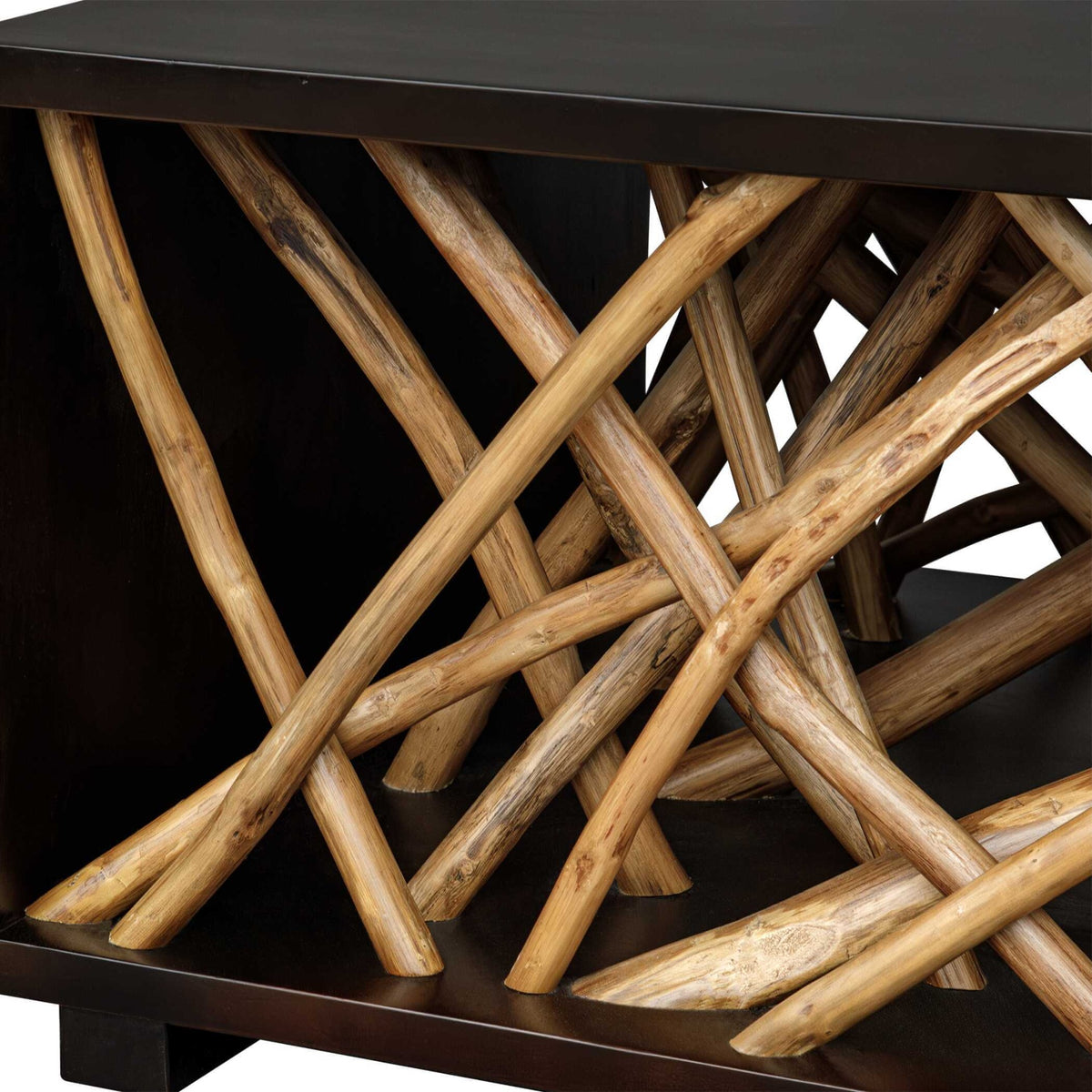 Teak Maze Coffee Table Uttermost