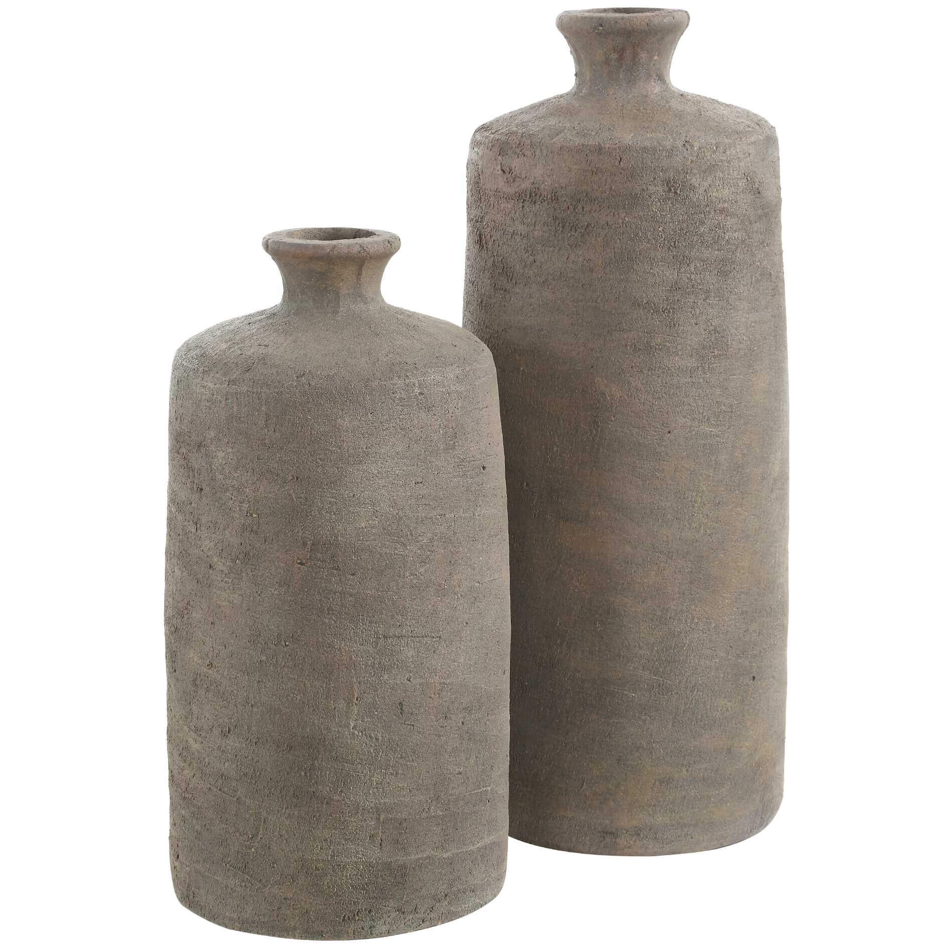 Terrene Clay Vases - Set of 2 by Uttermost