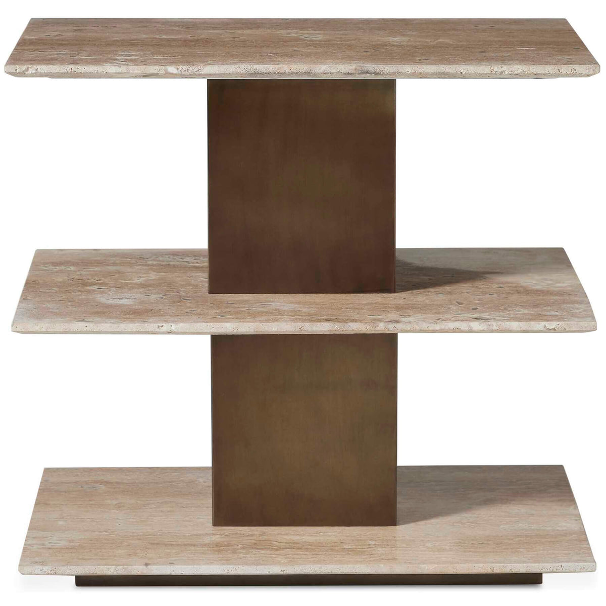 Travertini 3 Tiered Accent Table Uttermost