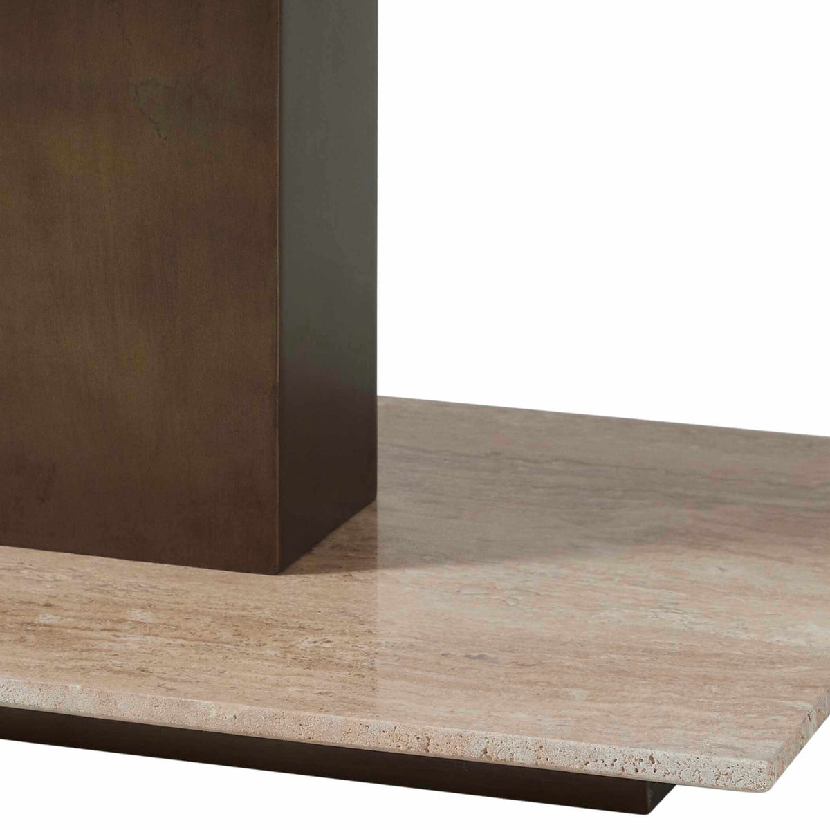 Travertini 3 Tiered Accent Table Uttermost