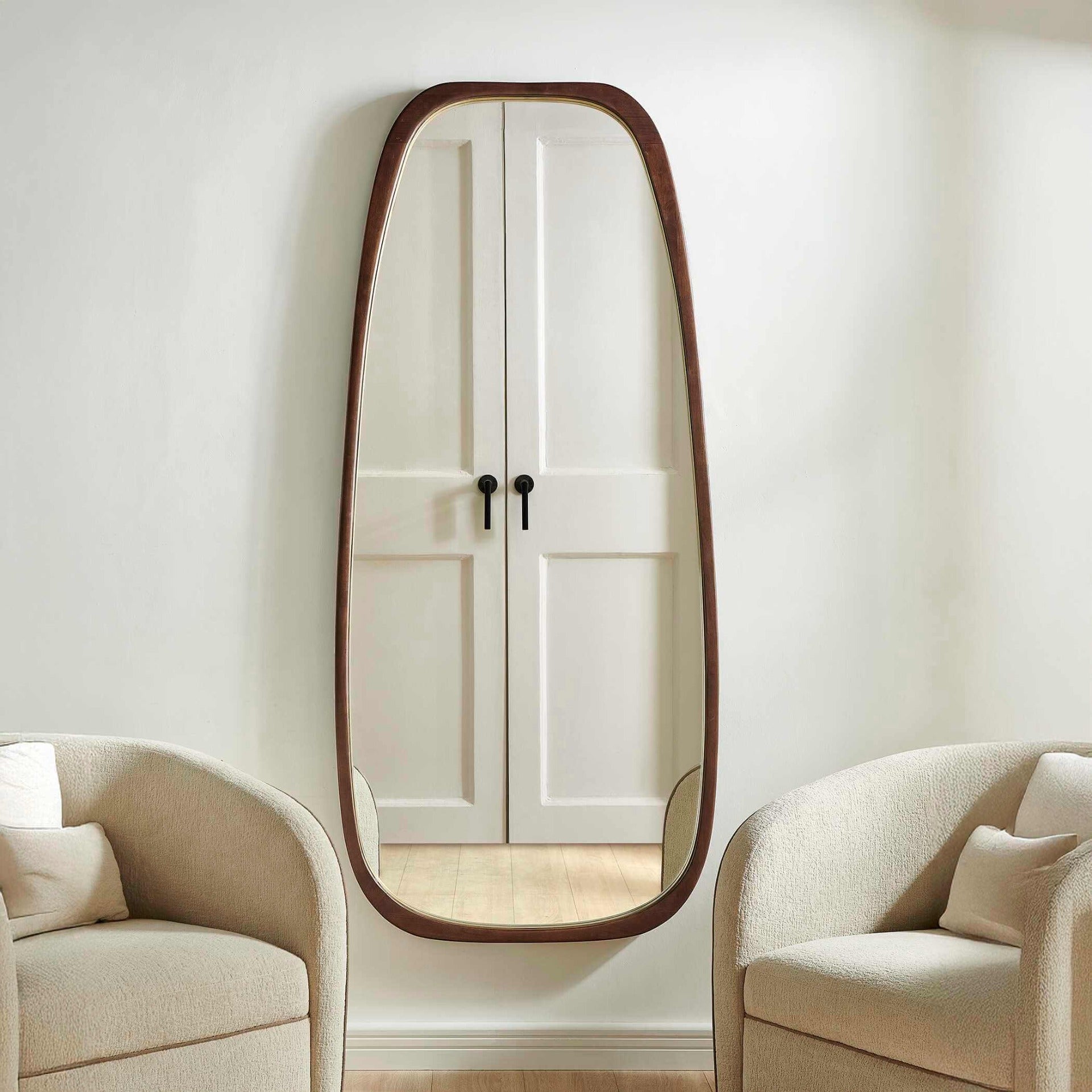 Zachari Asymmetrical Tall Mirror by Uttermost
