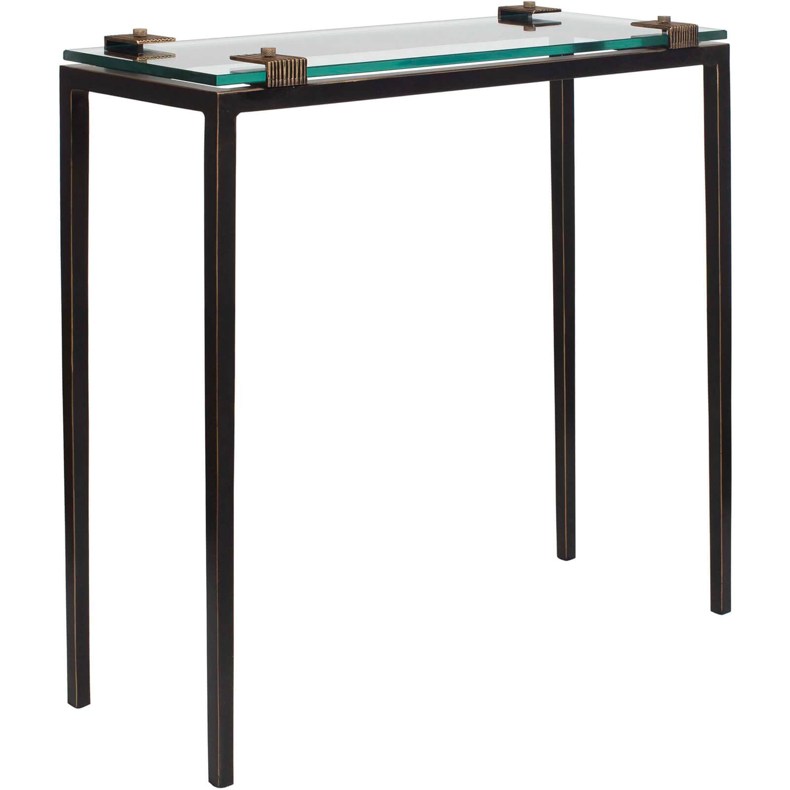 Averona Glass Top Side Table by Uttermost