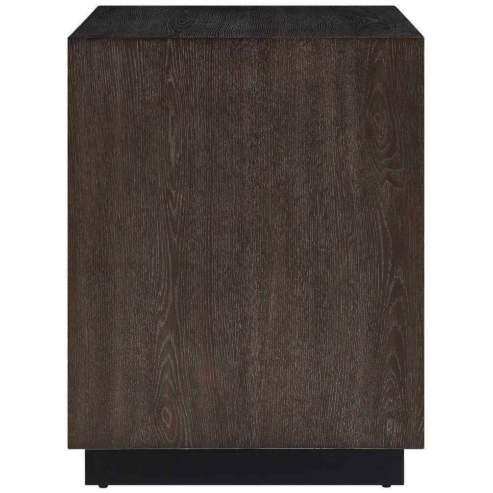 Barrett Cabinet in Dark Charcoal Oak by Uttermost