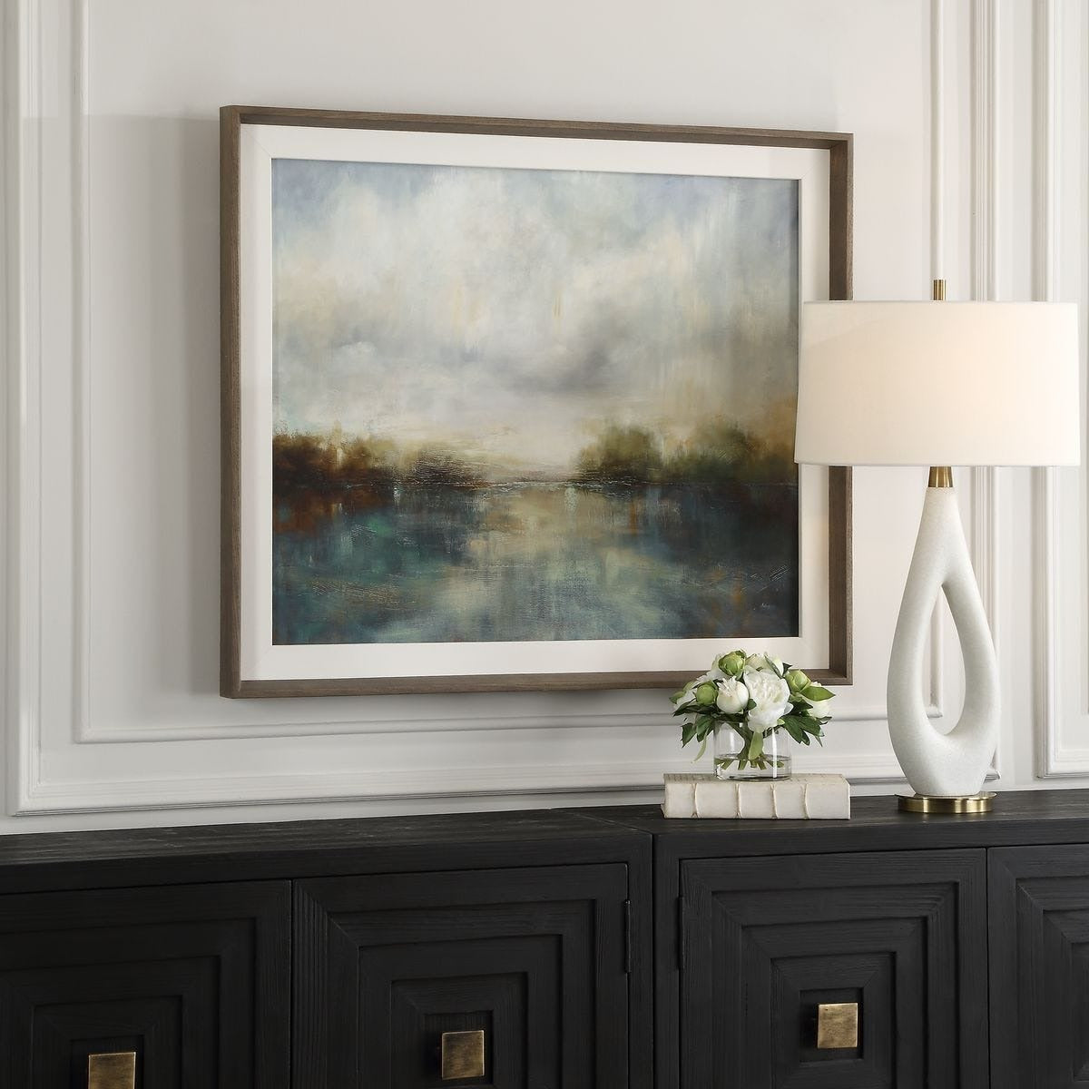 Blue Reverie Framed Print by Uttermost