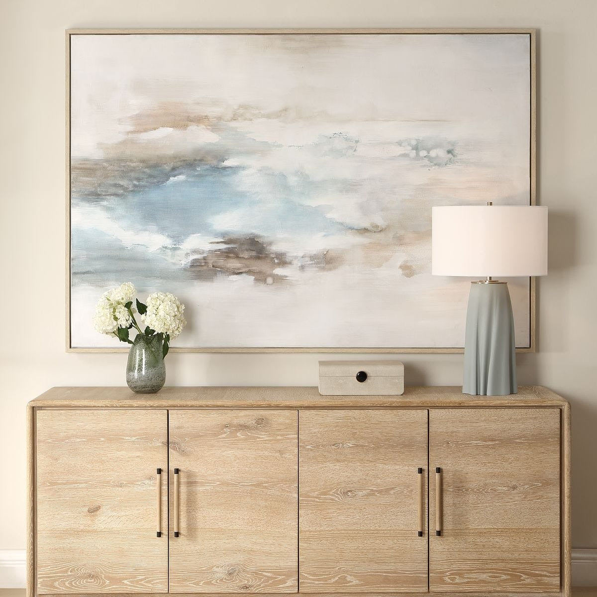 Chasing Blue Coastal Canvas Art by Uttermost