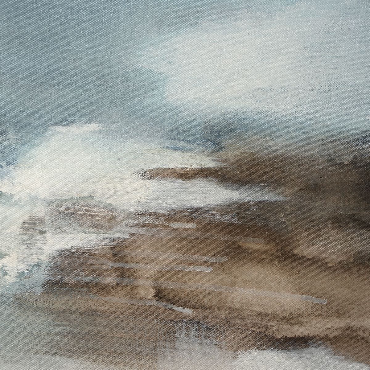 Chasing Blue Coastal Canvas Art by Uttermost