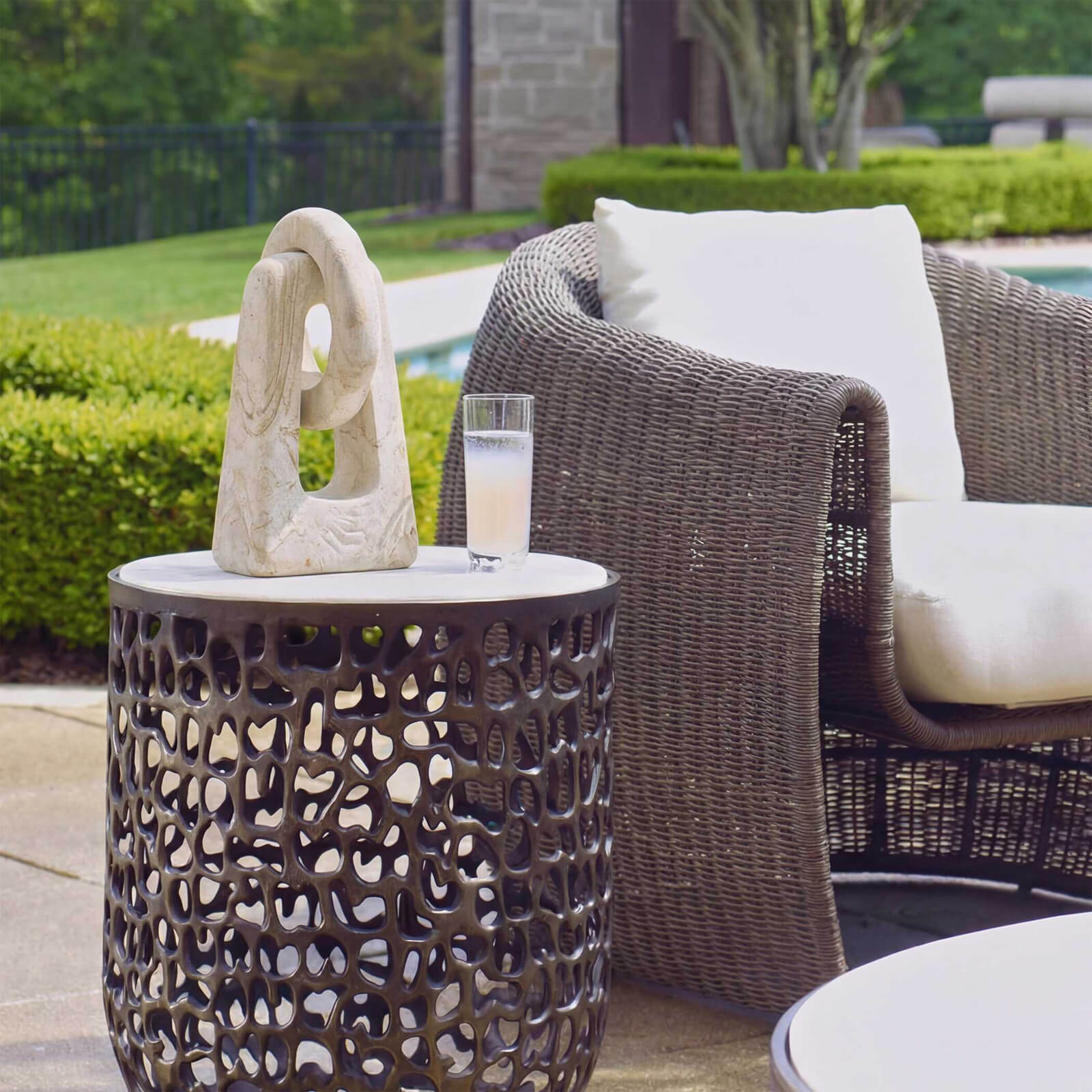 Continuum Indoor-Outdoor Stone Sculpture by Uttermost