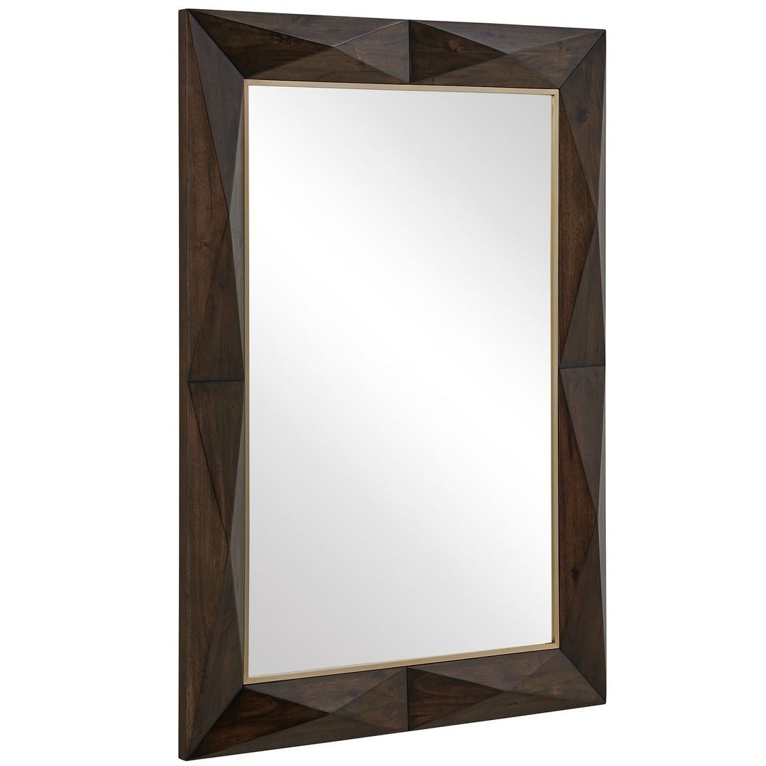Diamond In The Rough Mirror in Wood by Uttermost